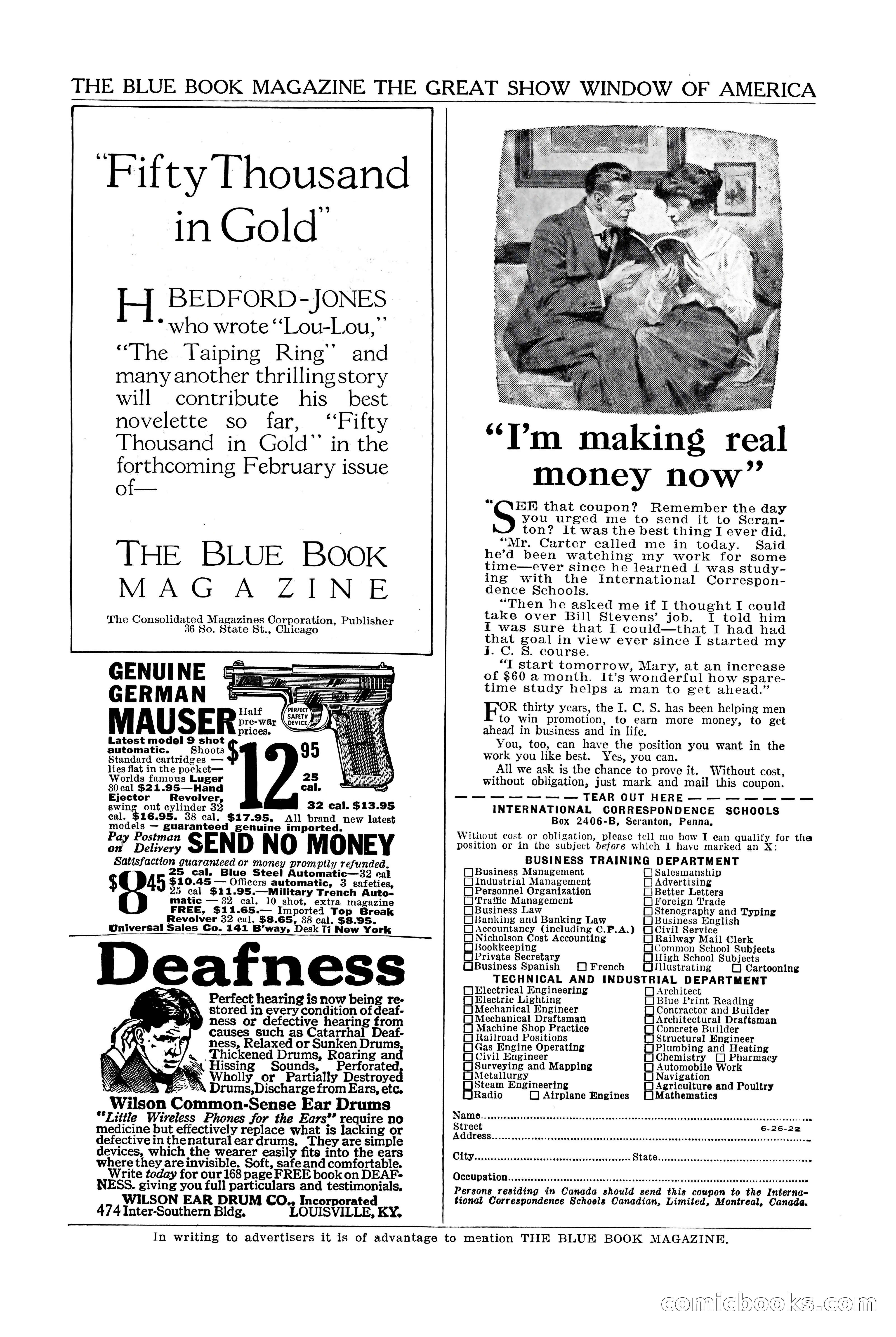 The Blue Book Magazine, January 1923 — page 207 of 212
