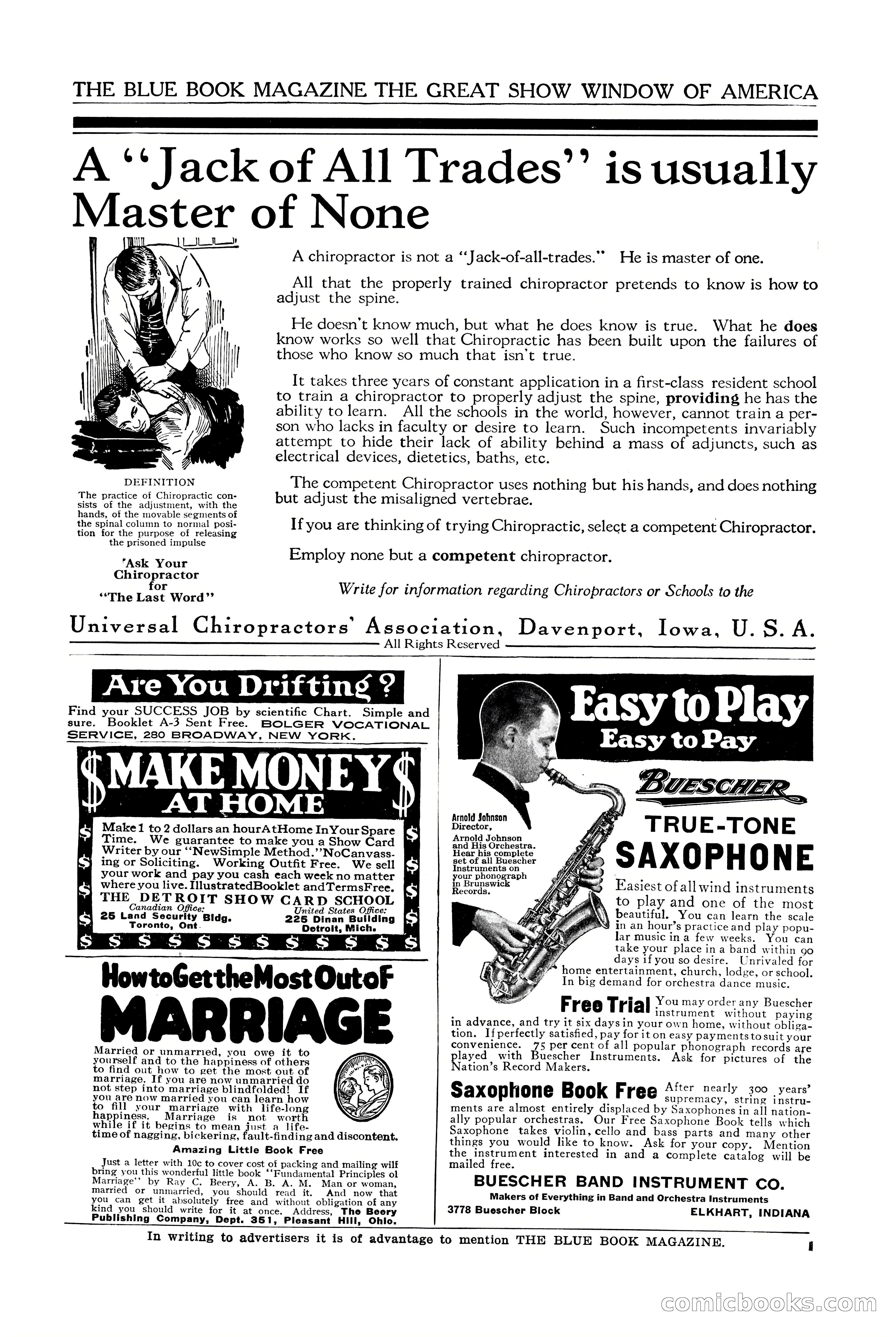 The Blue Book Magazine, January 1923 — page 209 of 212