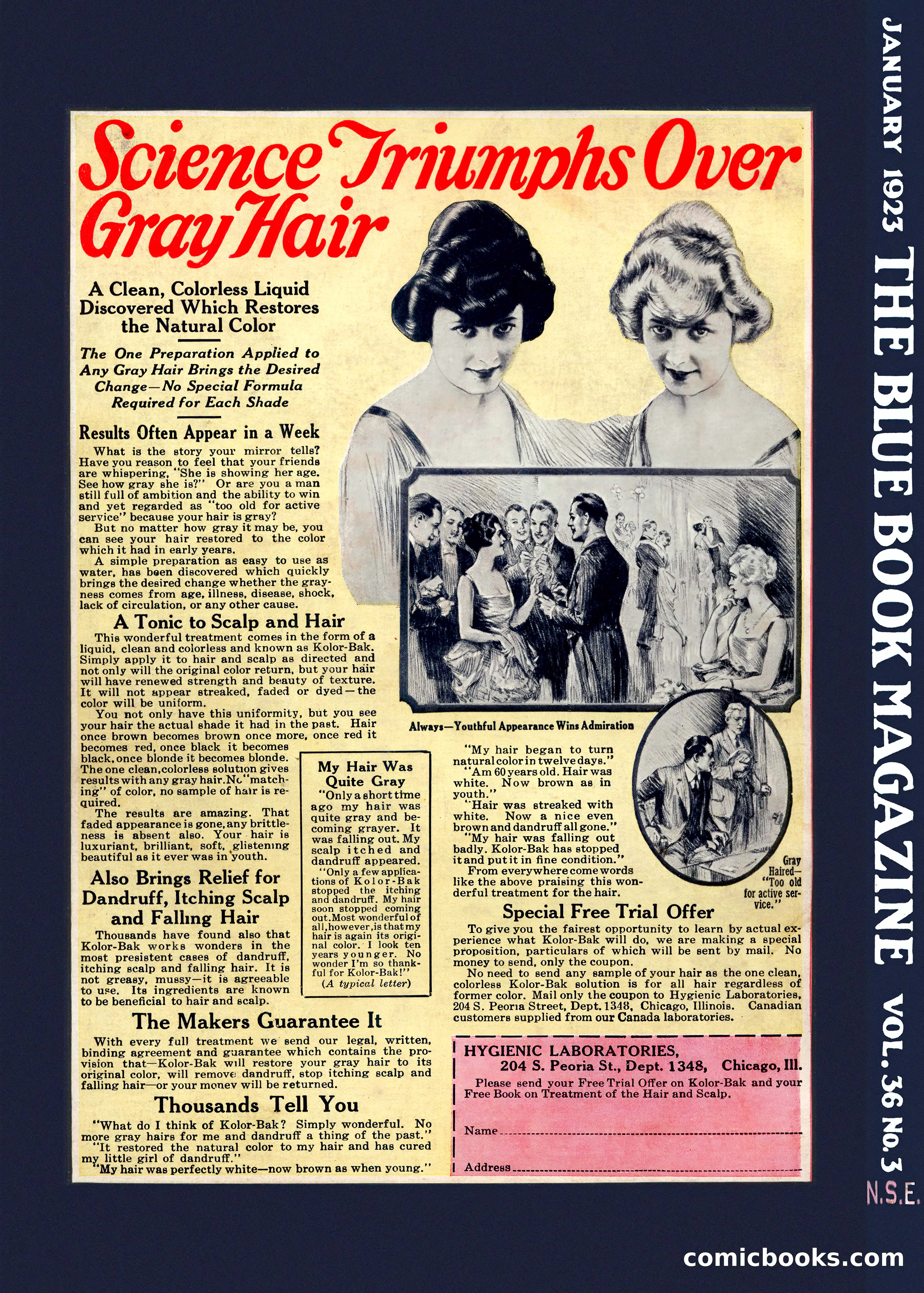 The Blue Book Magazine, January 1923 — page 212 of 212