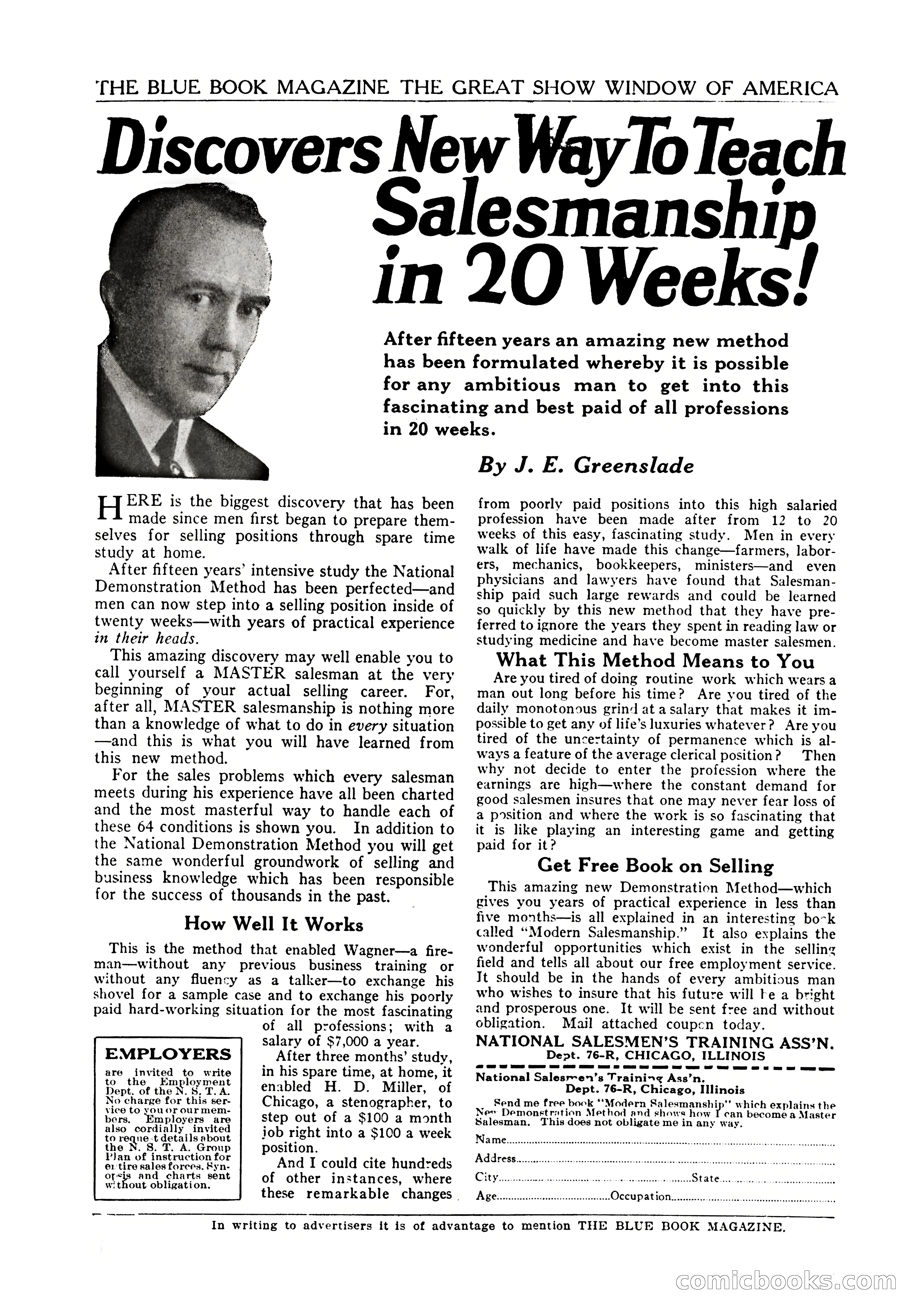 The Blue Book Magazine, October 1923 — page 3 of 212