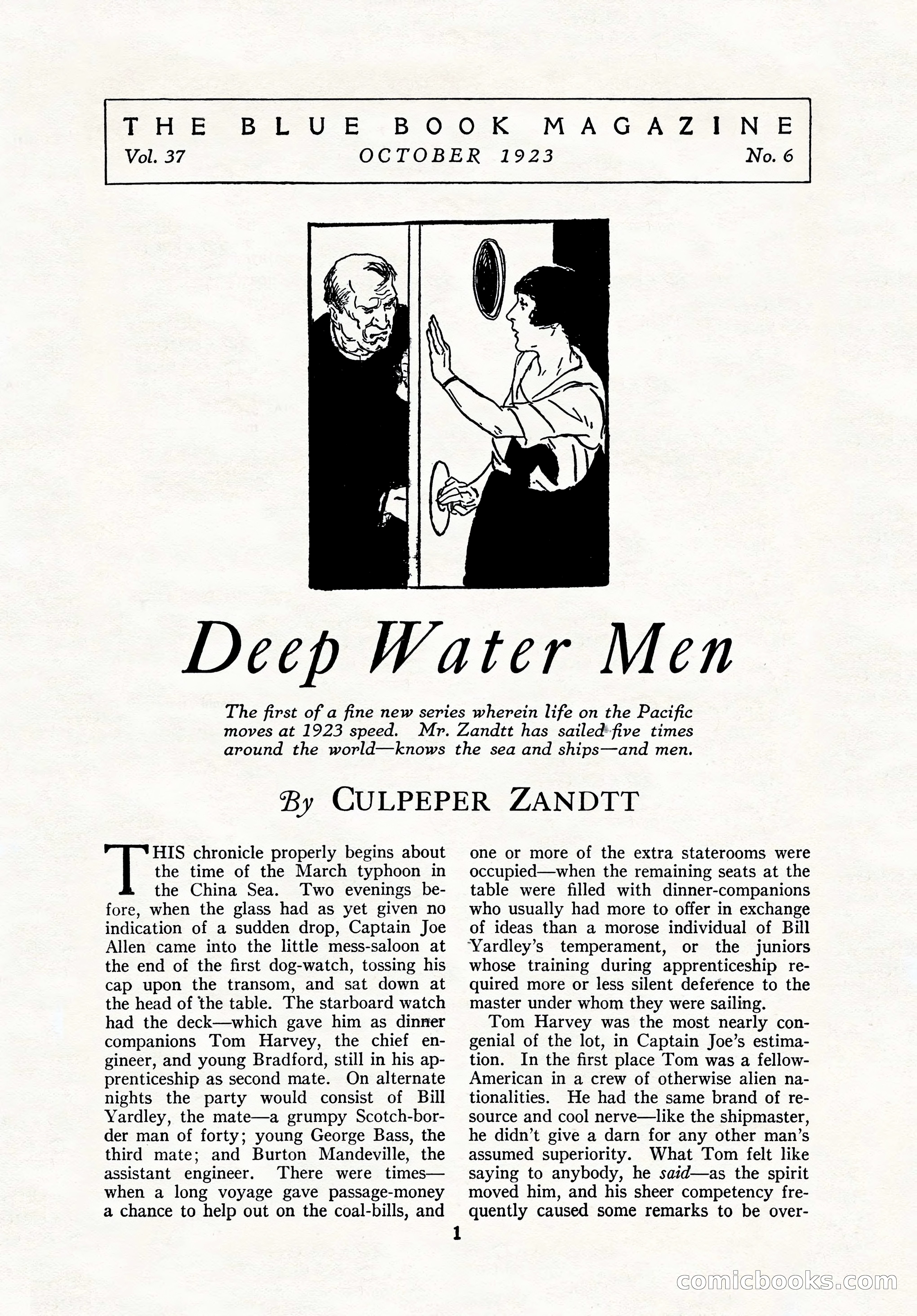 The Blue Book Magazine, October 1923 — page 7 of 212