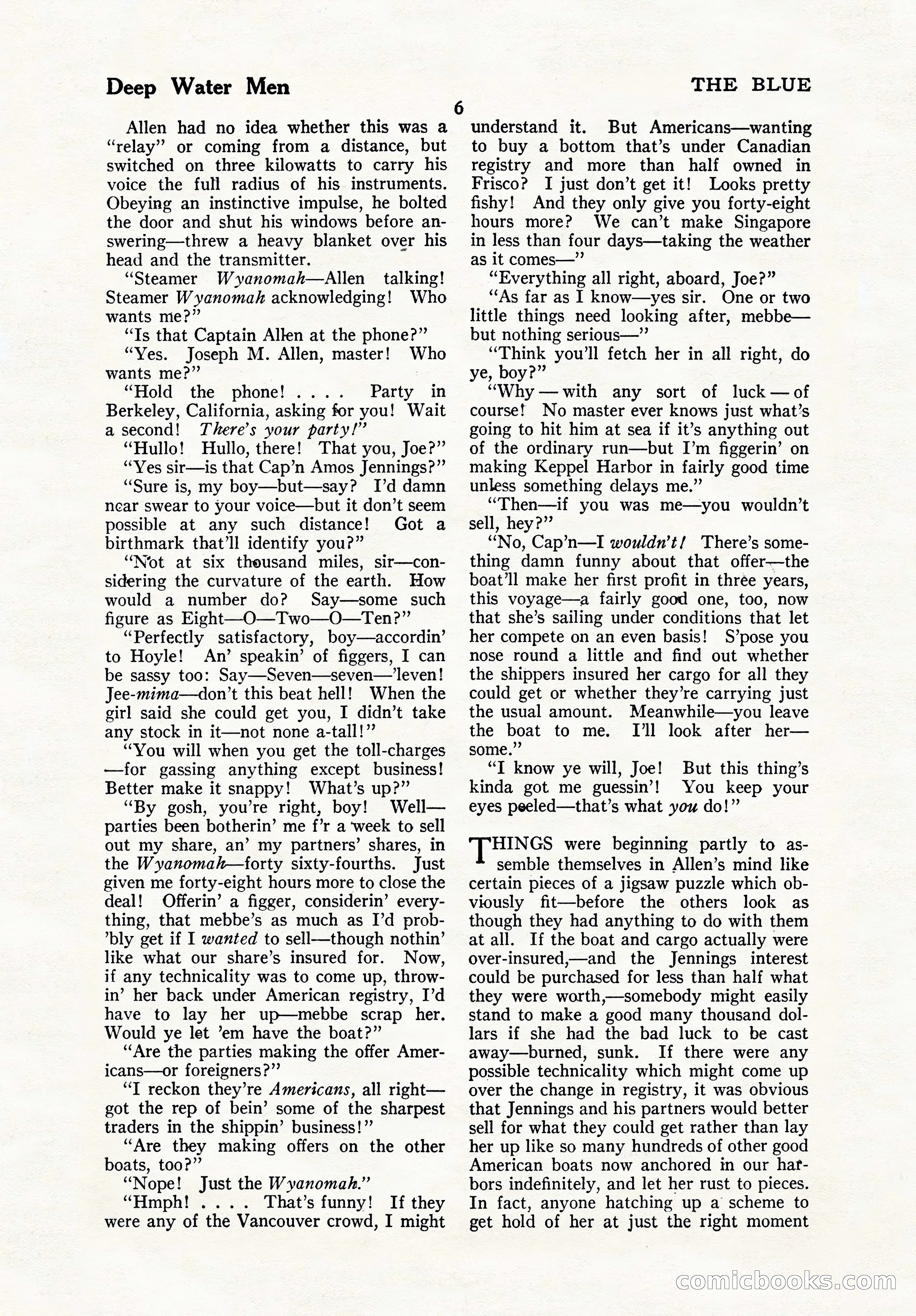The Blue Book Magazine, October 1923 — page 12 of 212
