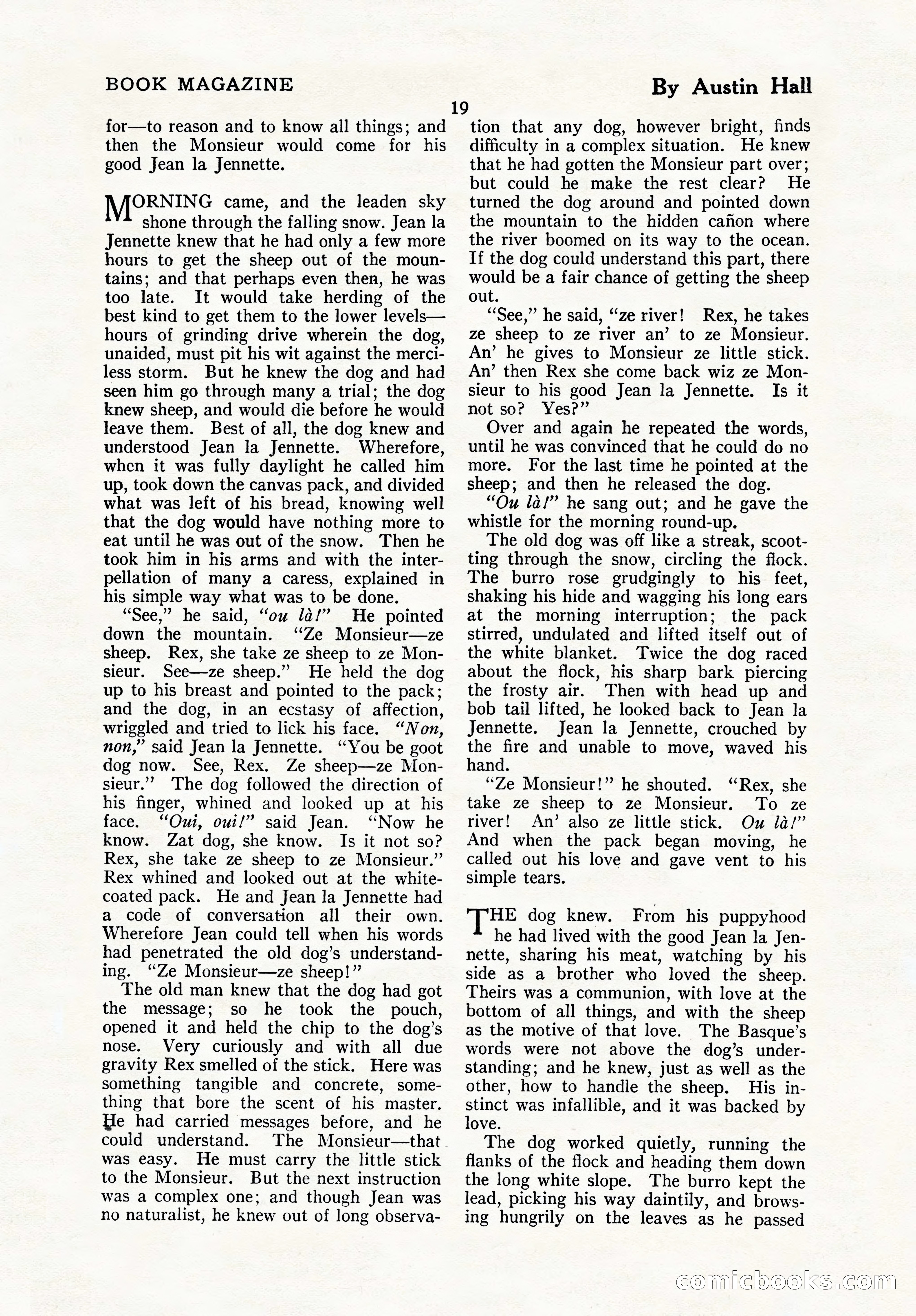 The Blue Book Magazine, October 1923 — page 25 of 212