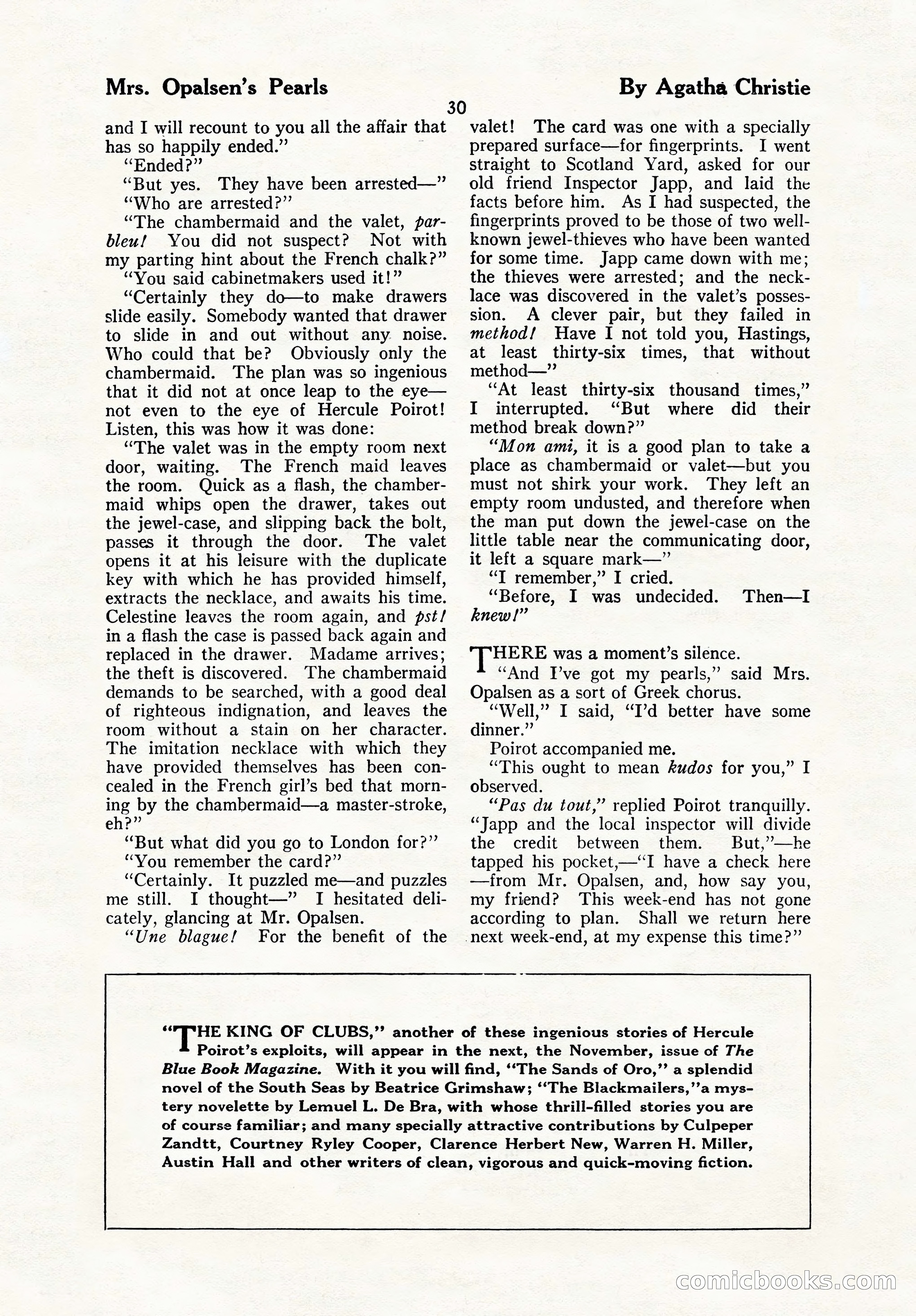 The Blue Book Magazine, October 1923 — page 36 of 212