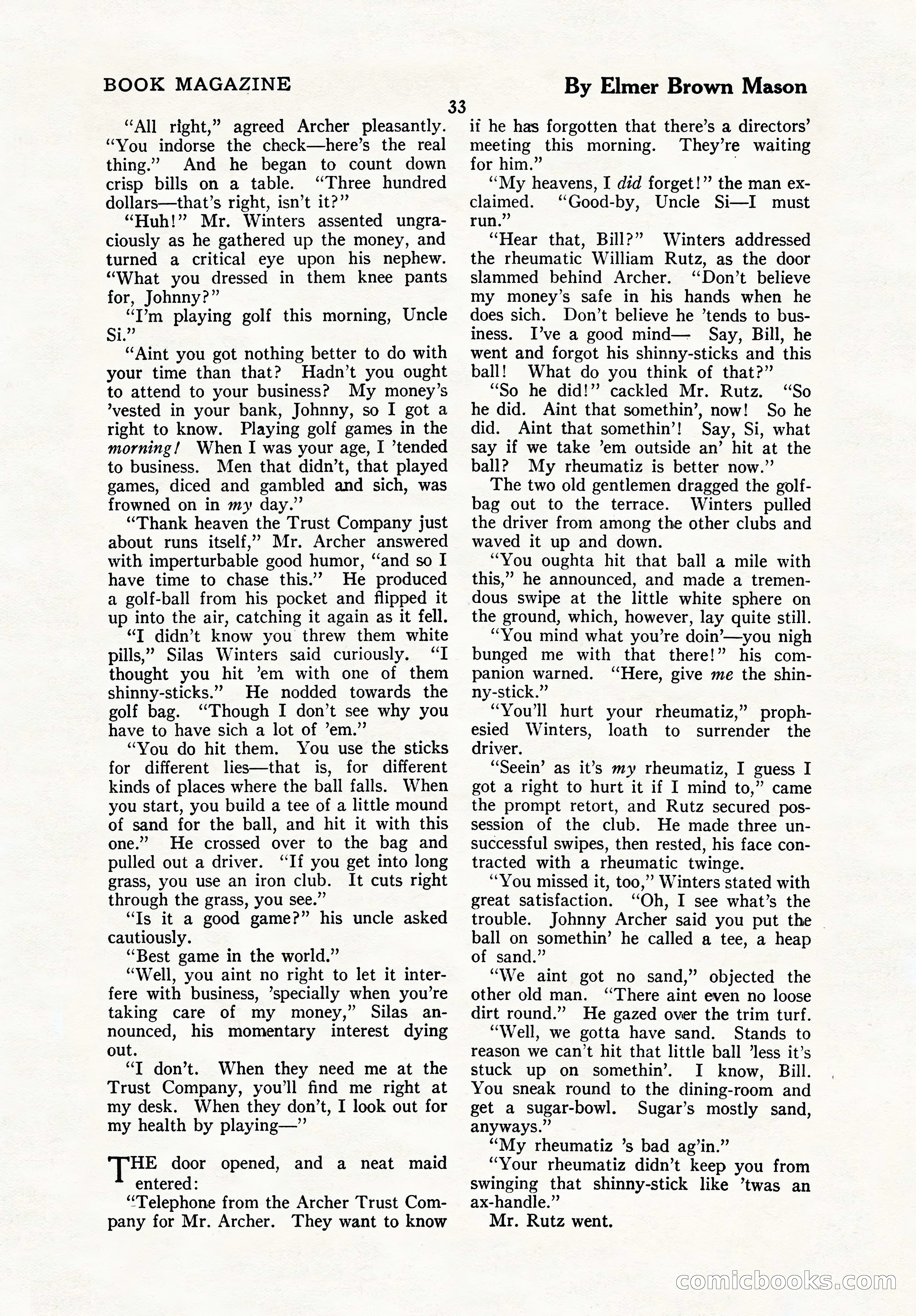 The Blue Book Magazine, October 1923 — page 39 of 212