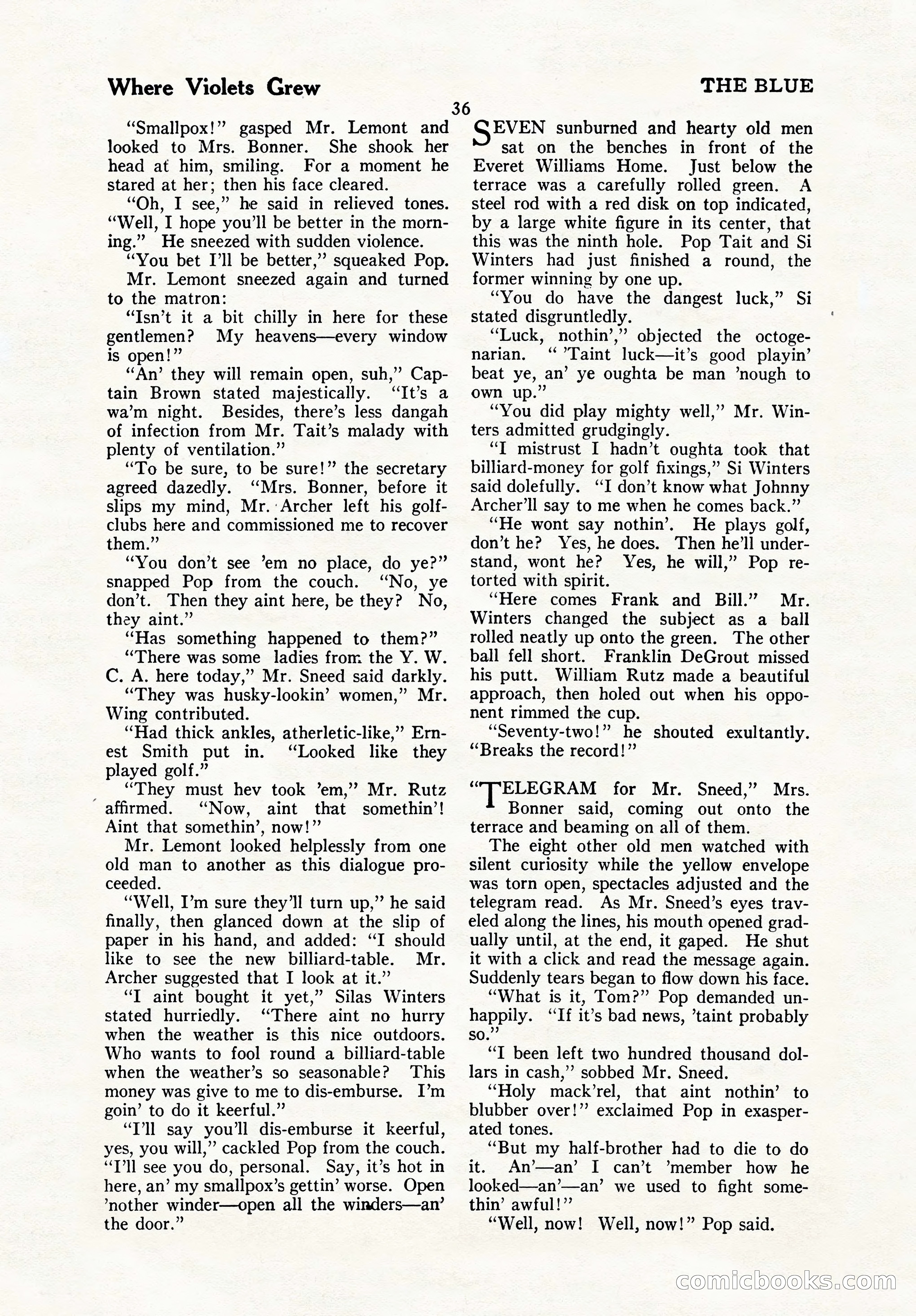 The Blue Book Magazine, October 1923 — page 42 of 212