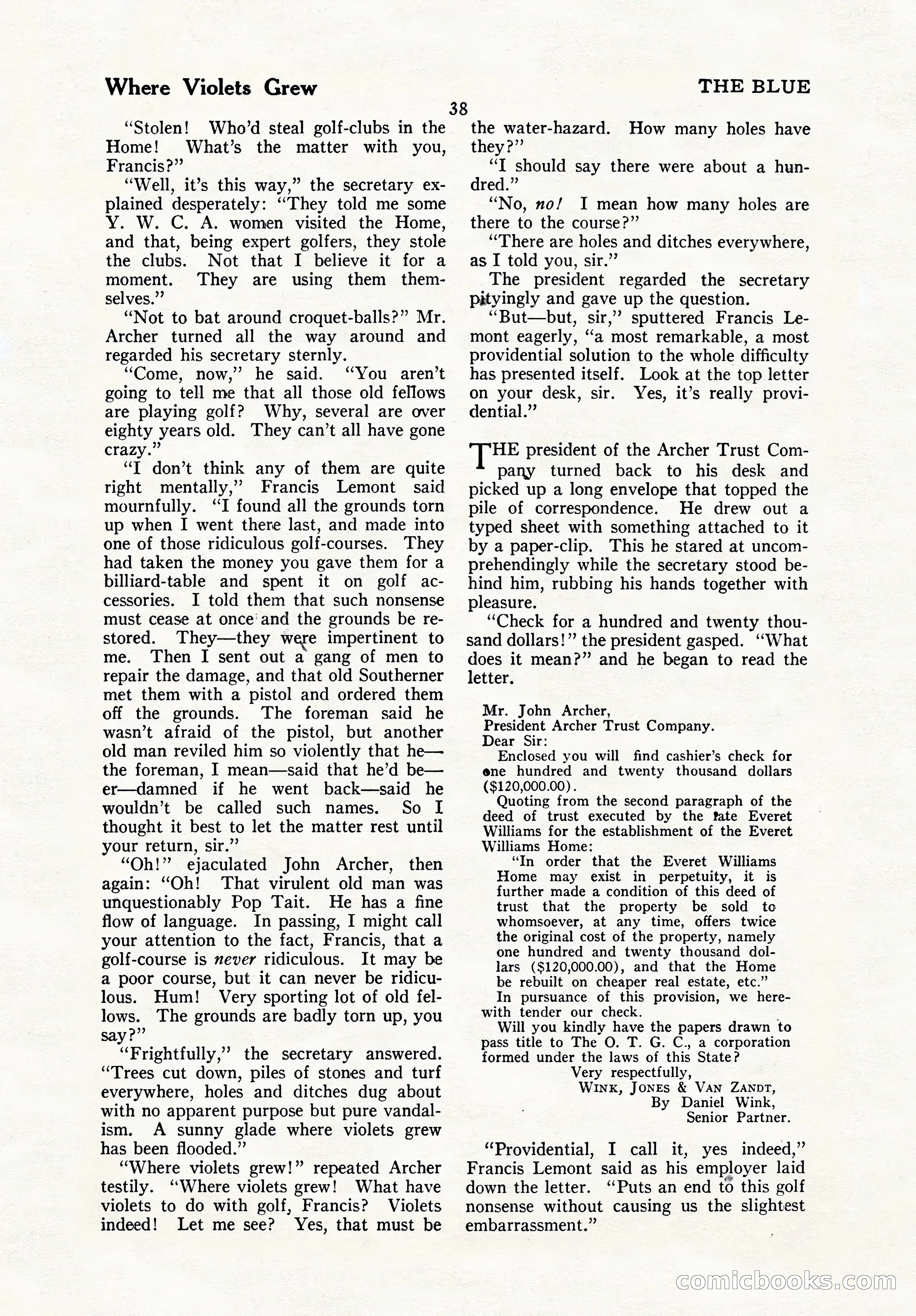 The Blue Book Magazine, October 1923 — page 44 of 212