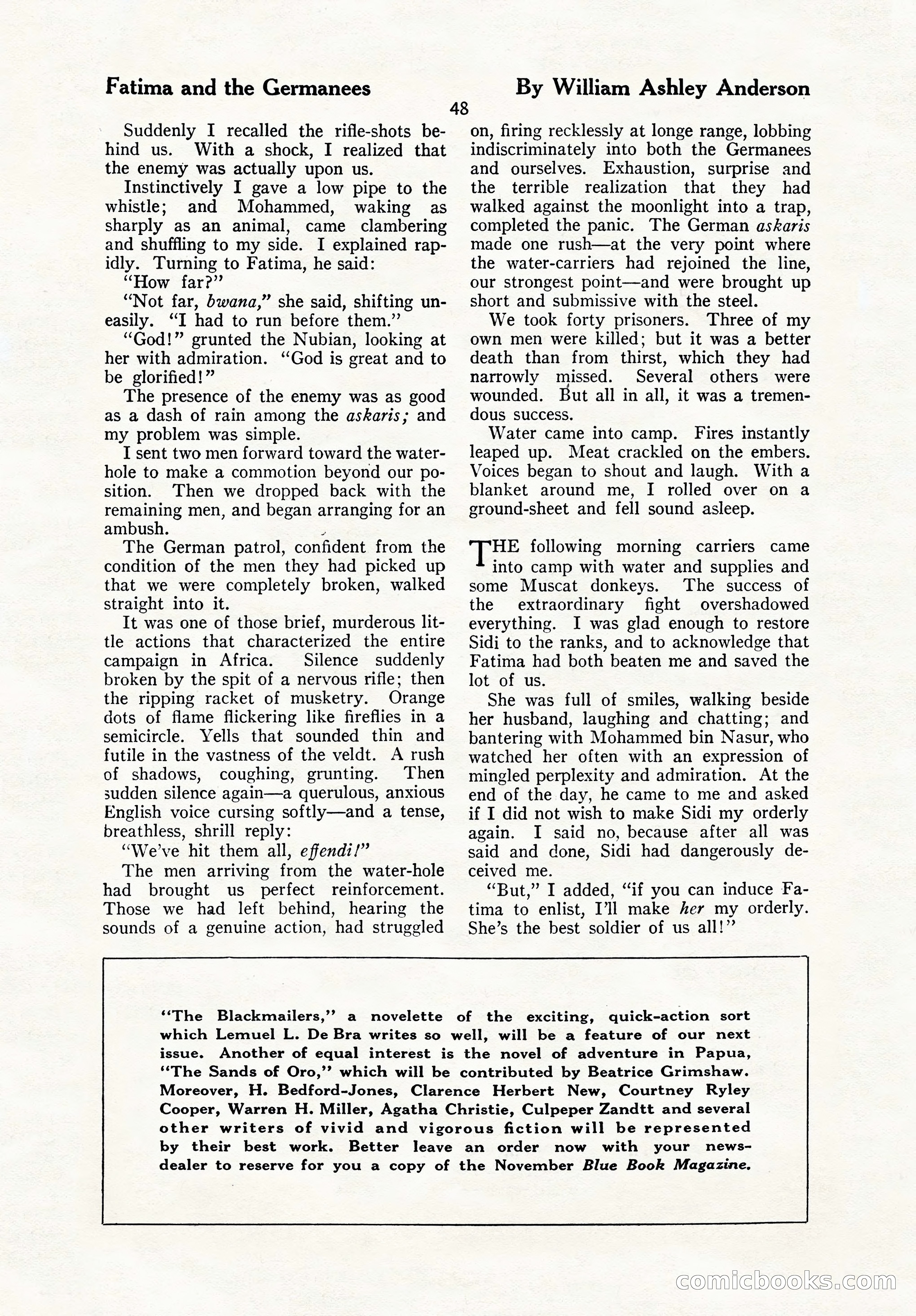 The Blue Book Magazine, October 1923 — page 54 of 212