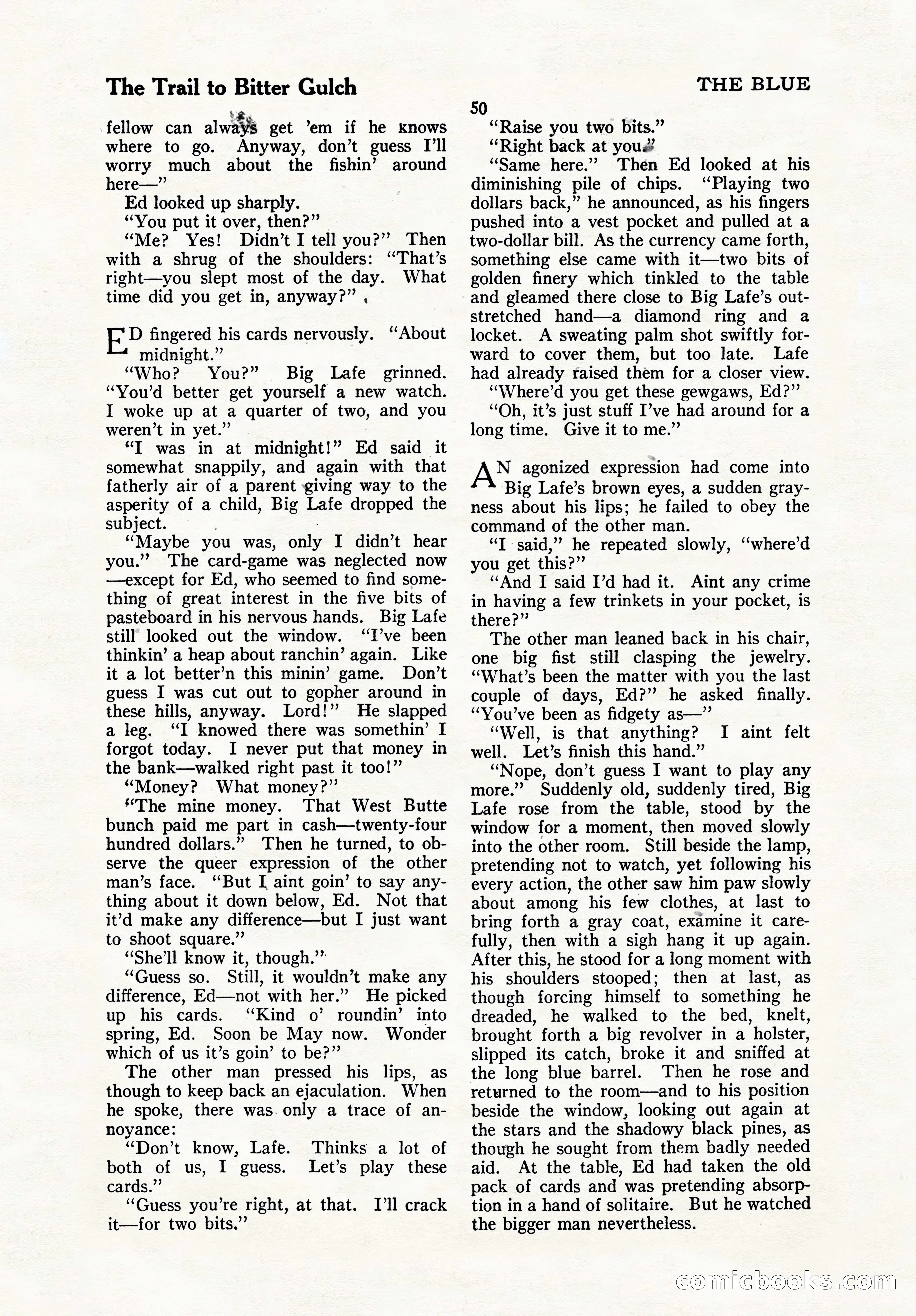 The Blue Book Magazine, October 1923 — page 56 of 212