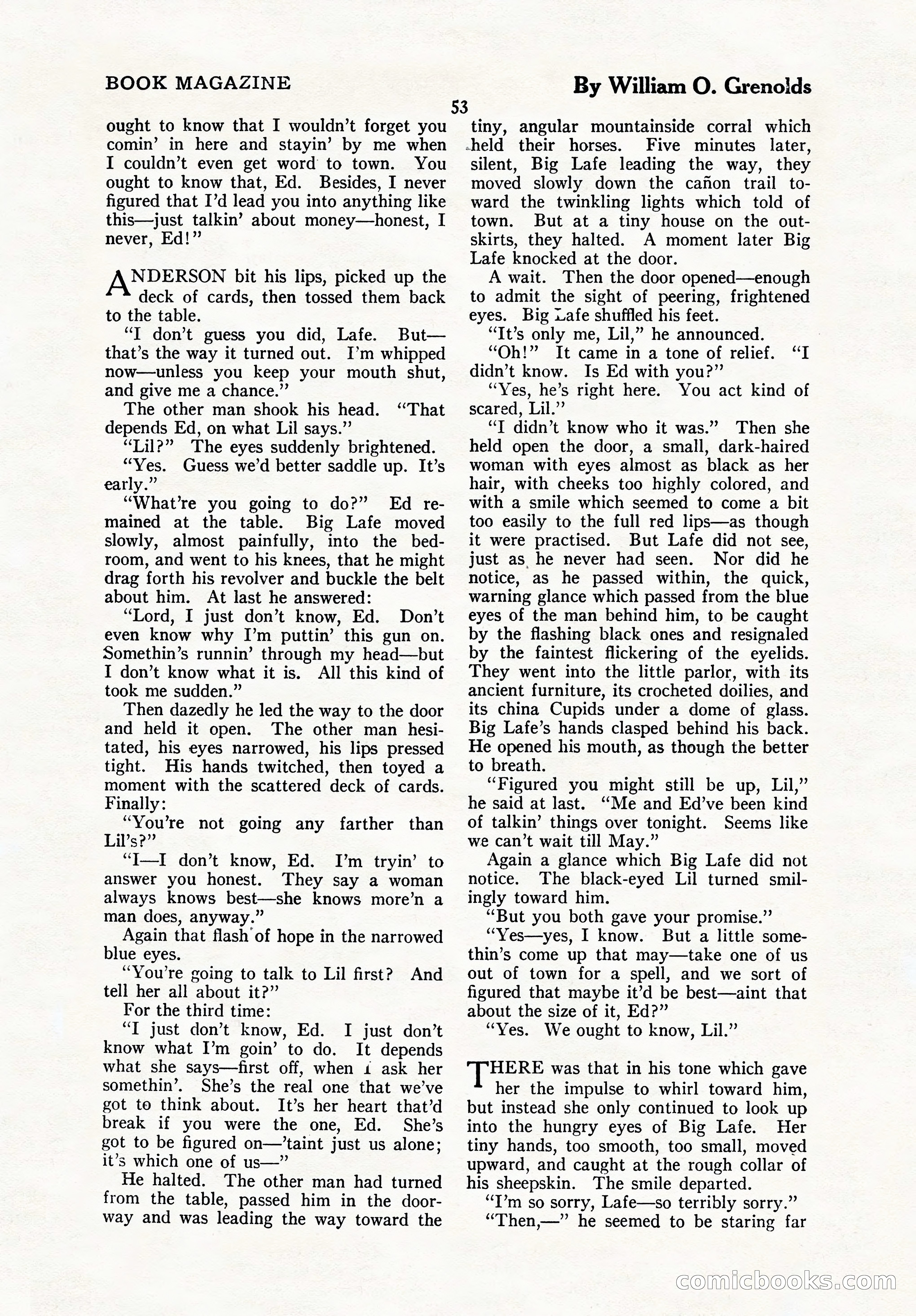 The Blue Book Magazine, October 1923 — page 59 of 212