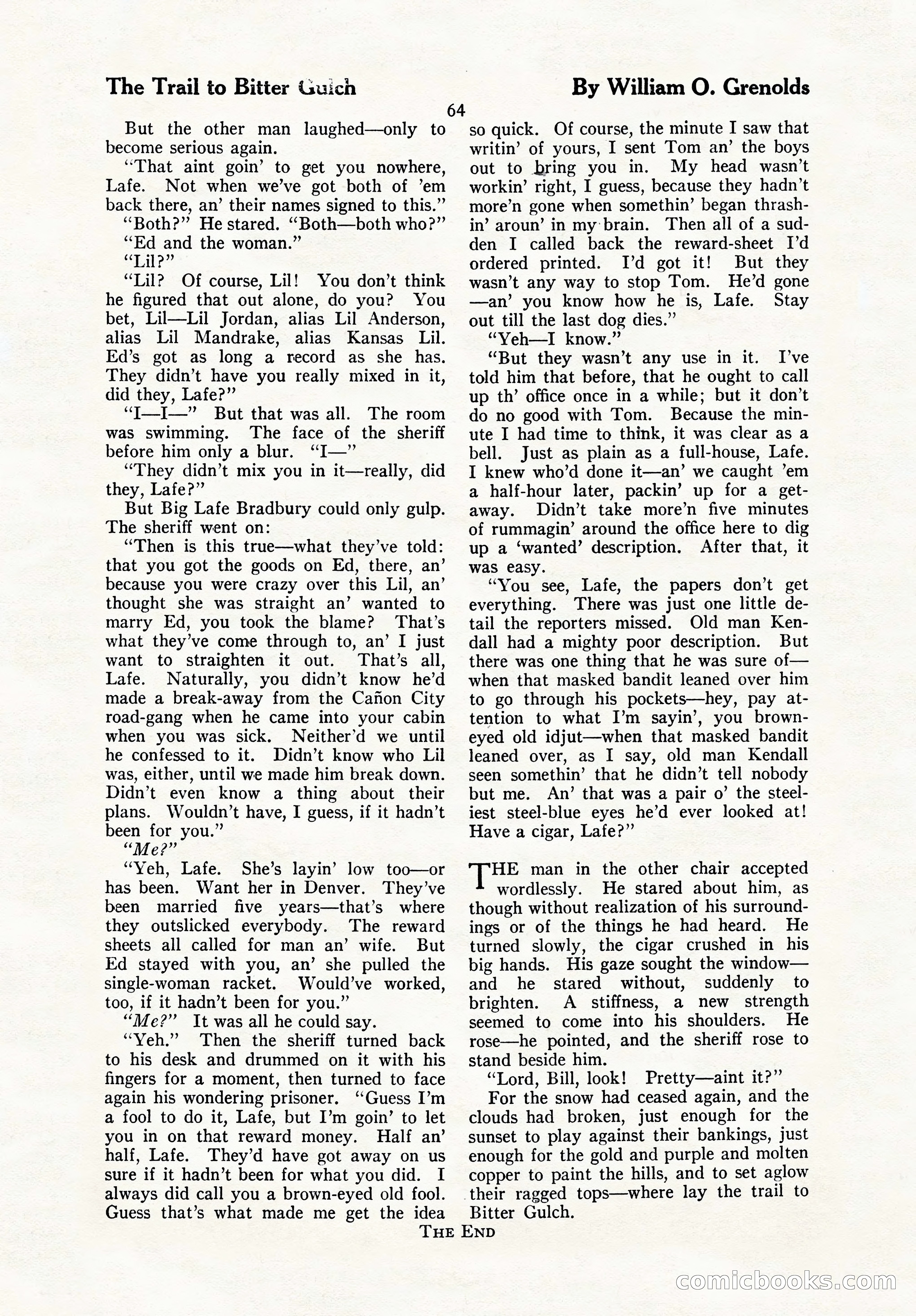 The Blue Book Magazine, October 1923 — page 70 of 212