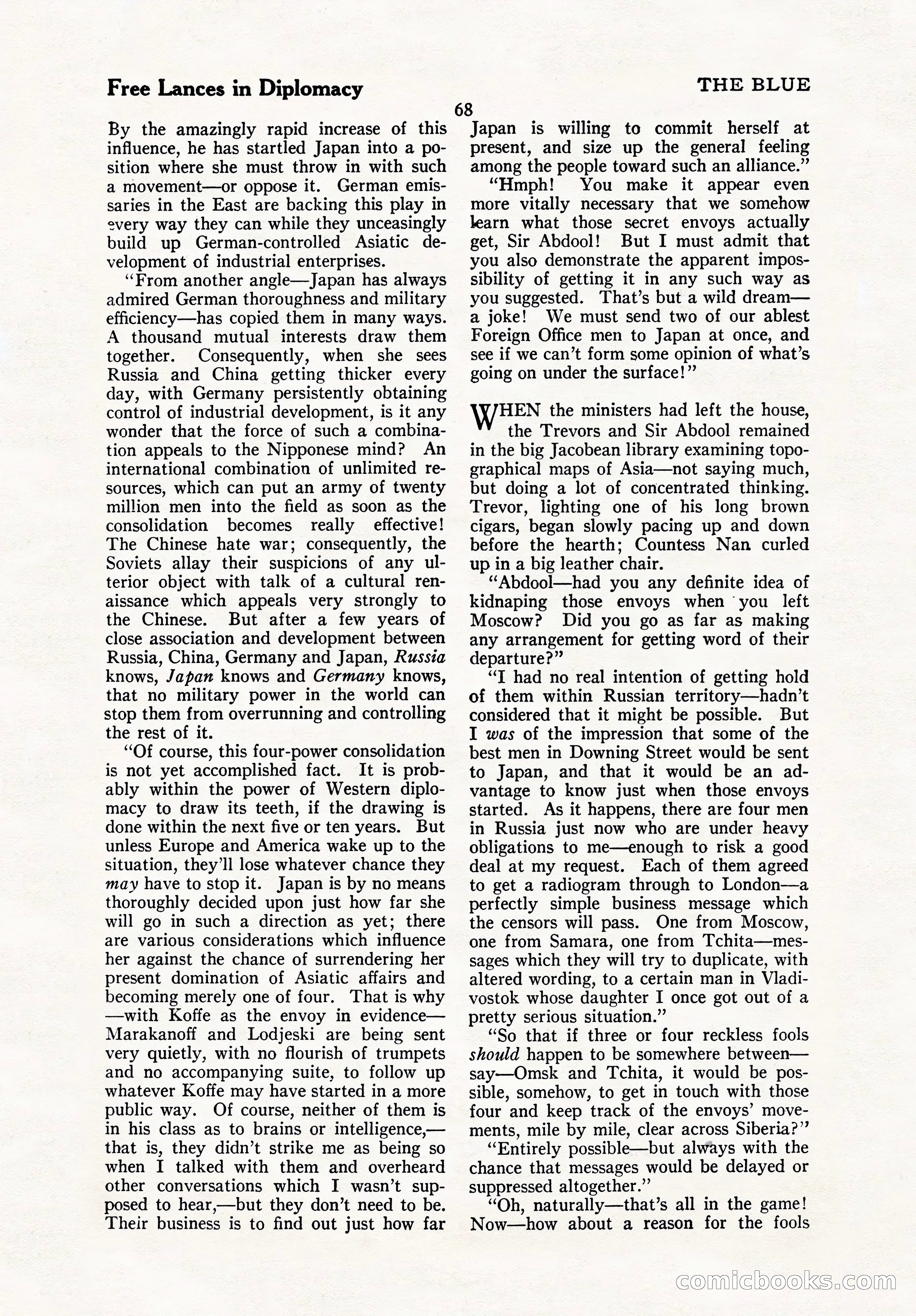 The Blue Book Magazine, October 1923 — page 74 of 212