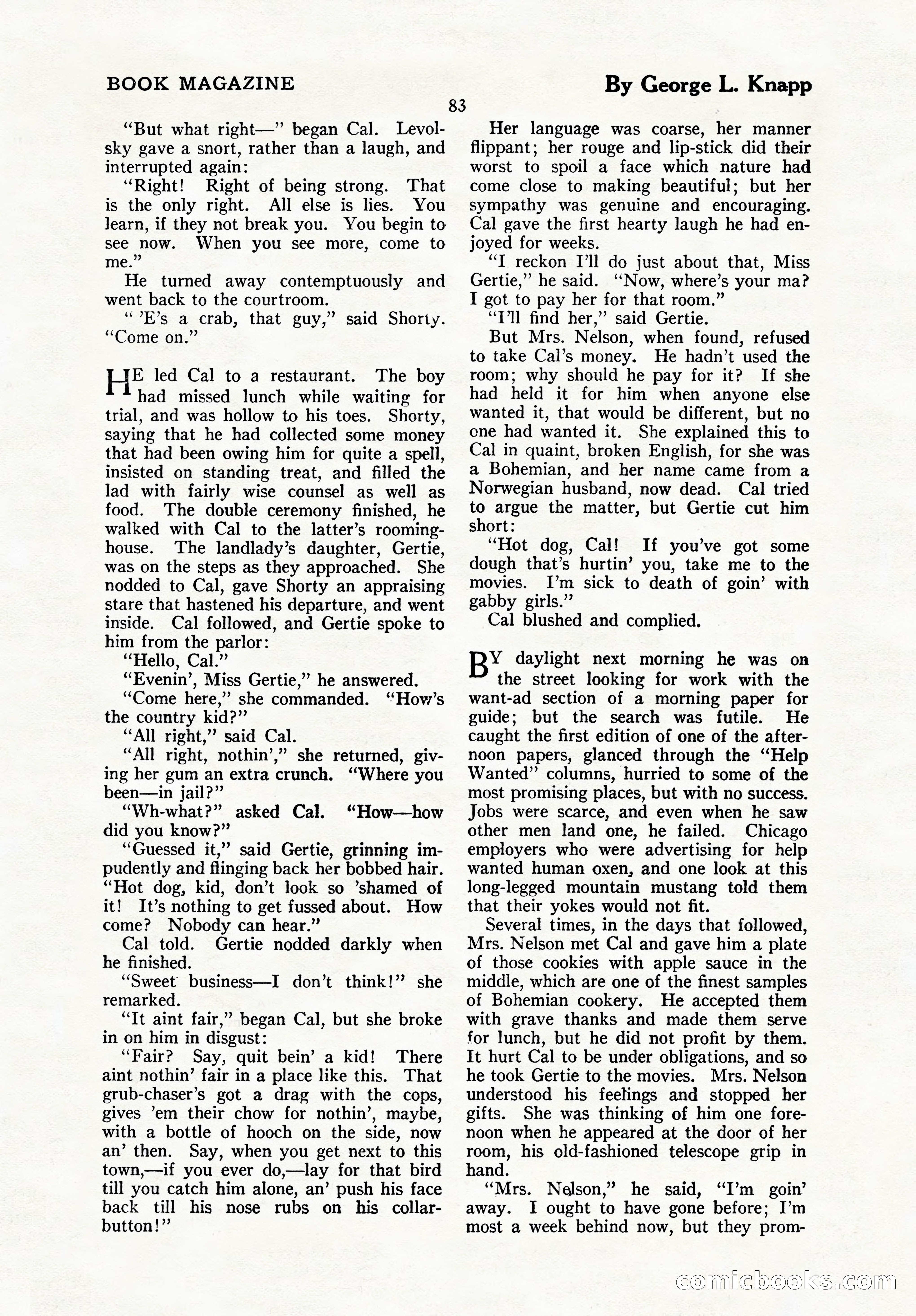 The Blue Book Magazine, October 1923 — page 89 of 212