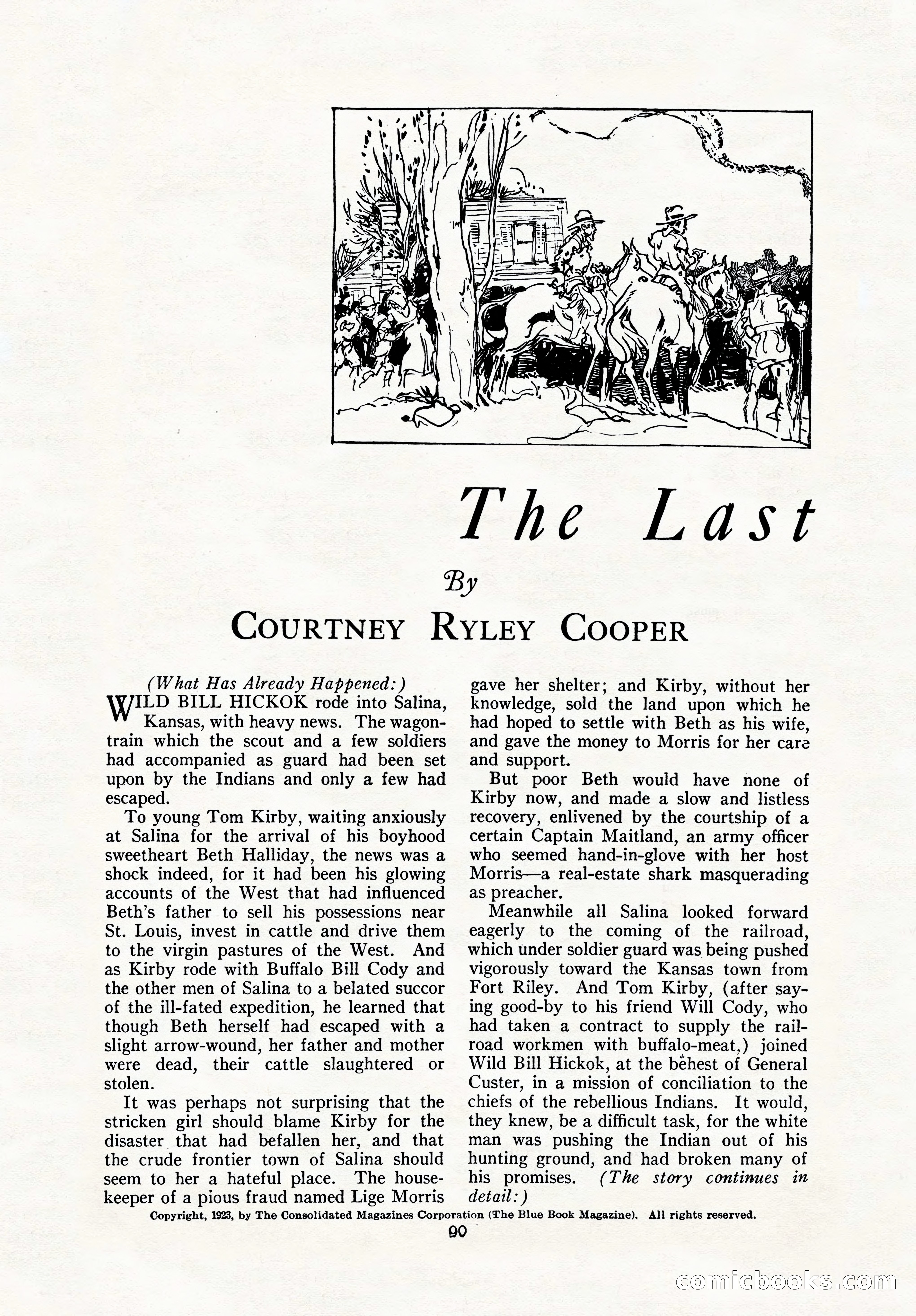 The Blue Book Magazine, October 1923 — page 96 of 212