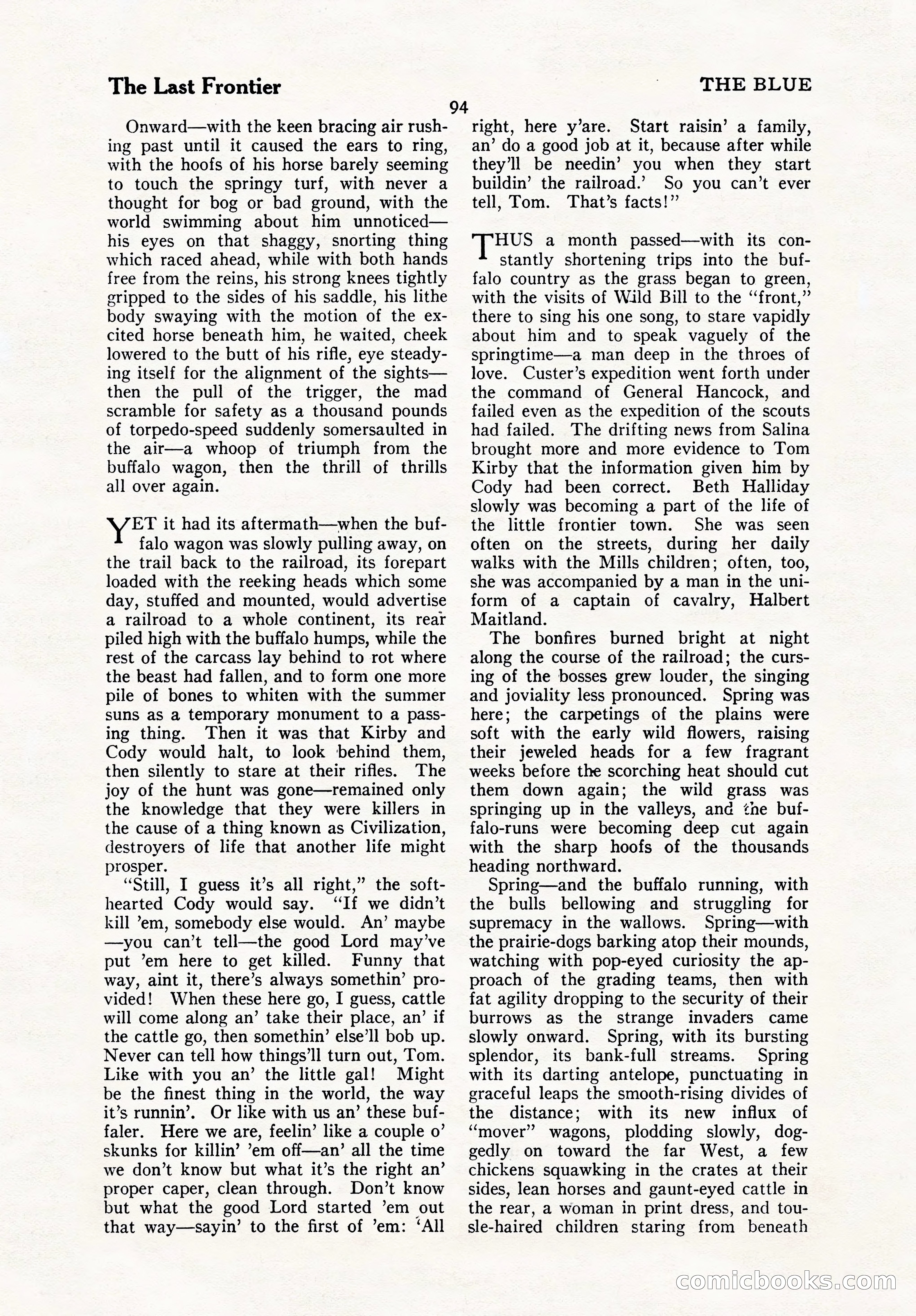 The Blue Book Magazine, October 1923 — page 100 of 212