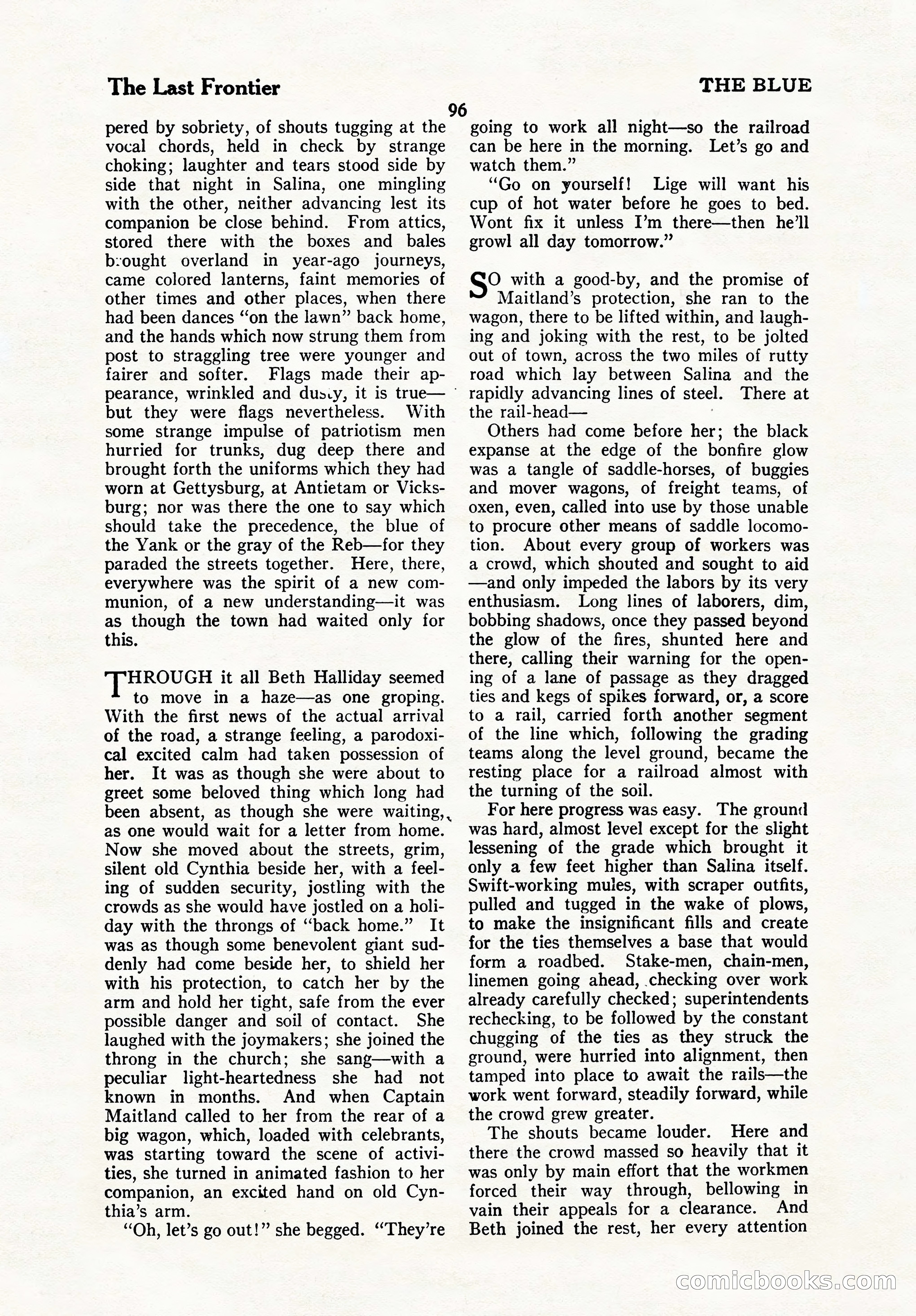 The Blue Book Magazine, October 1923 — page 102 of 212