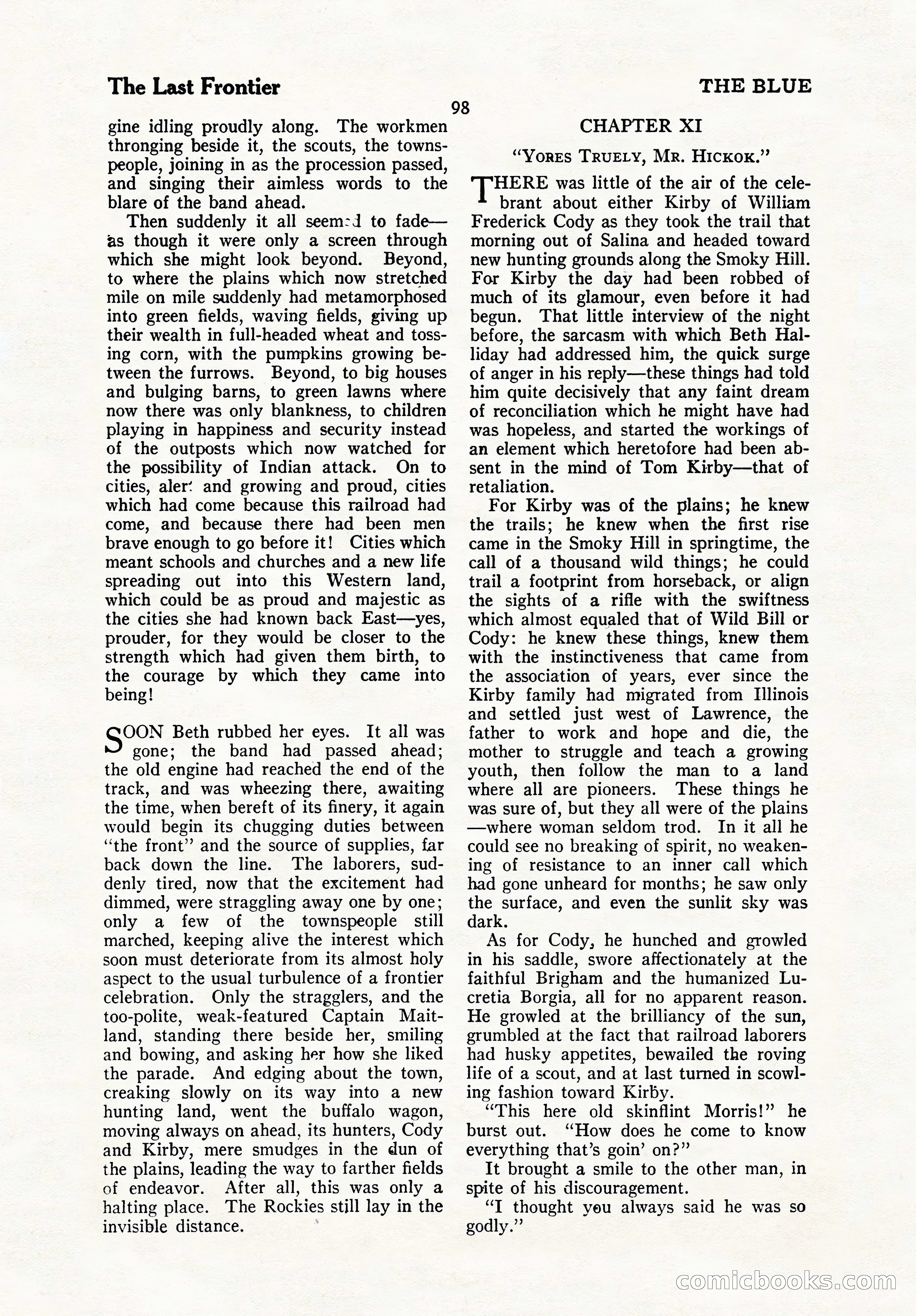 The Blue Book Magazine, October 1923 — page 104 of 212