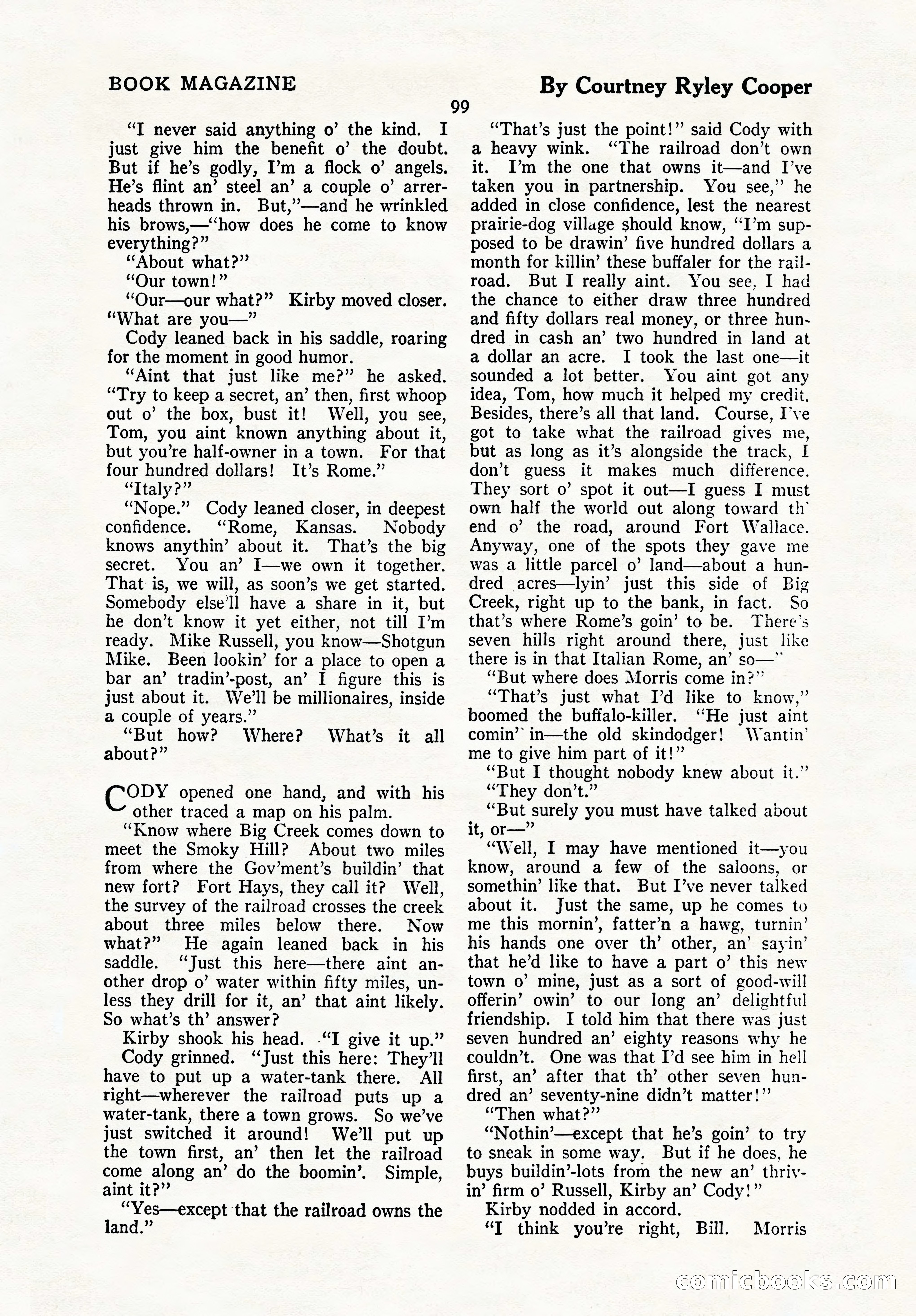 The Blue Book Magazine, October 1923 — page 105 of 212