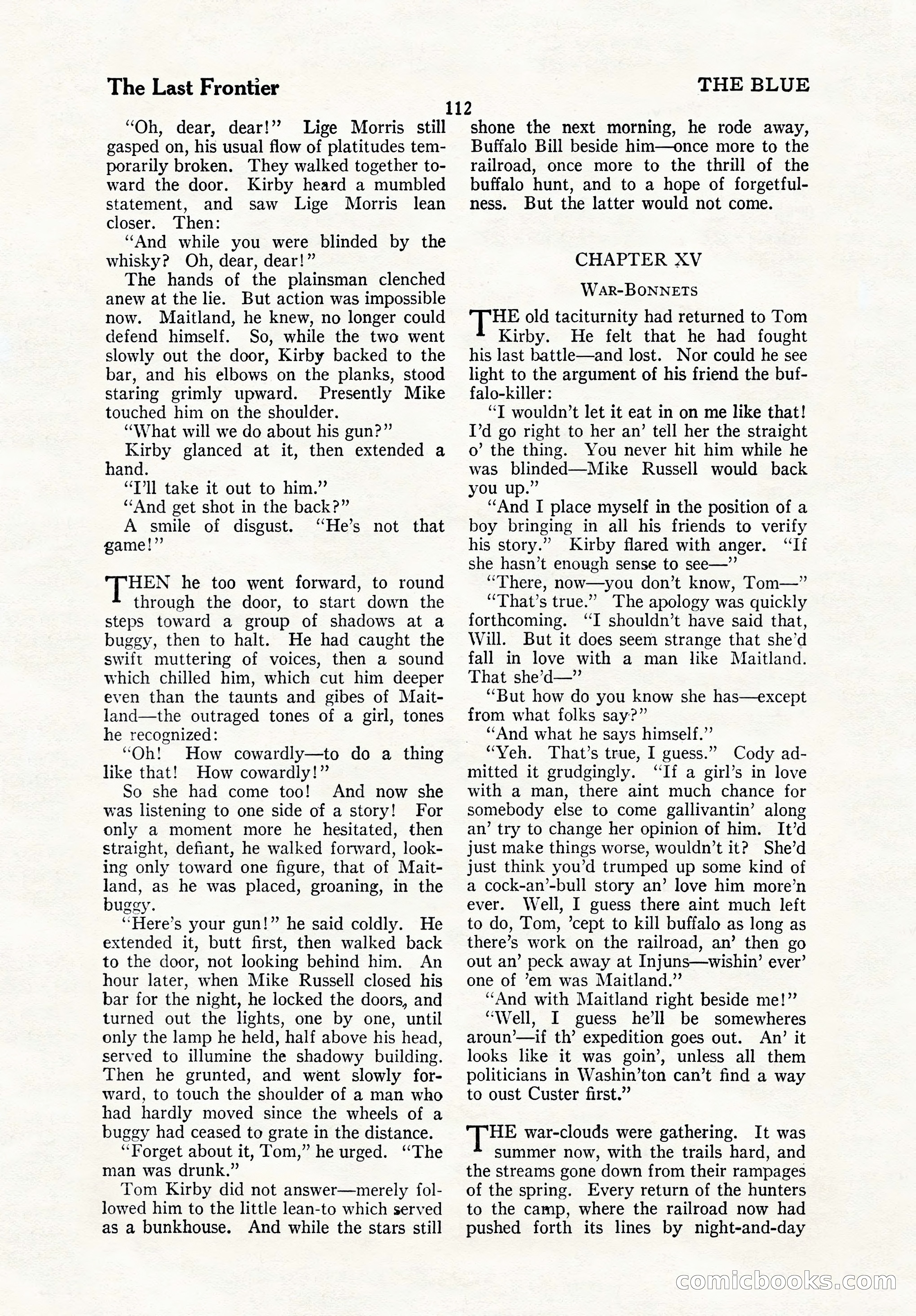 The Blue Book Magazine, October 1923 — page 118 of 212