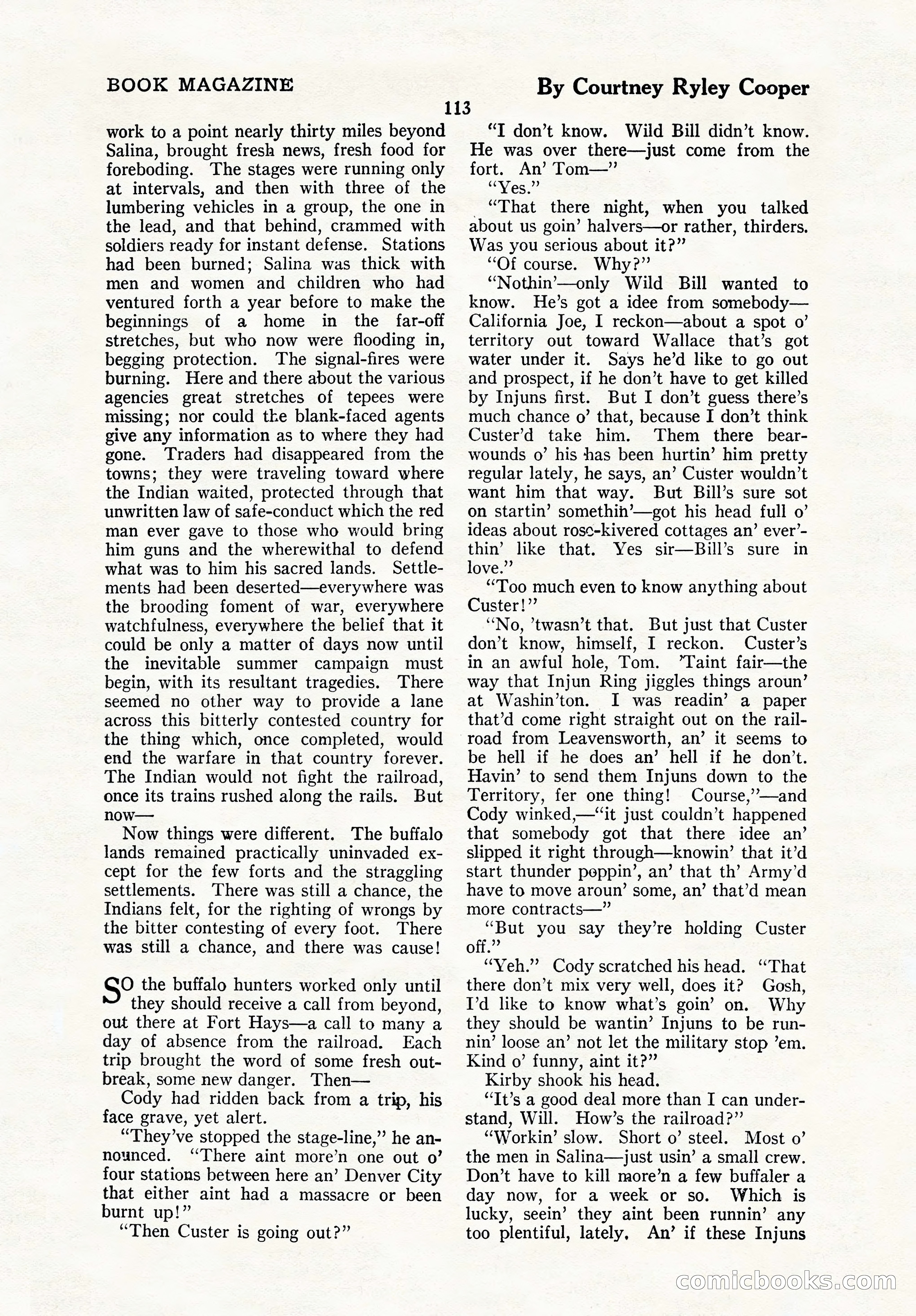 The Blue Book Magazine, October 1923 — page 119 of 212