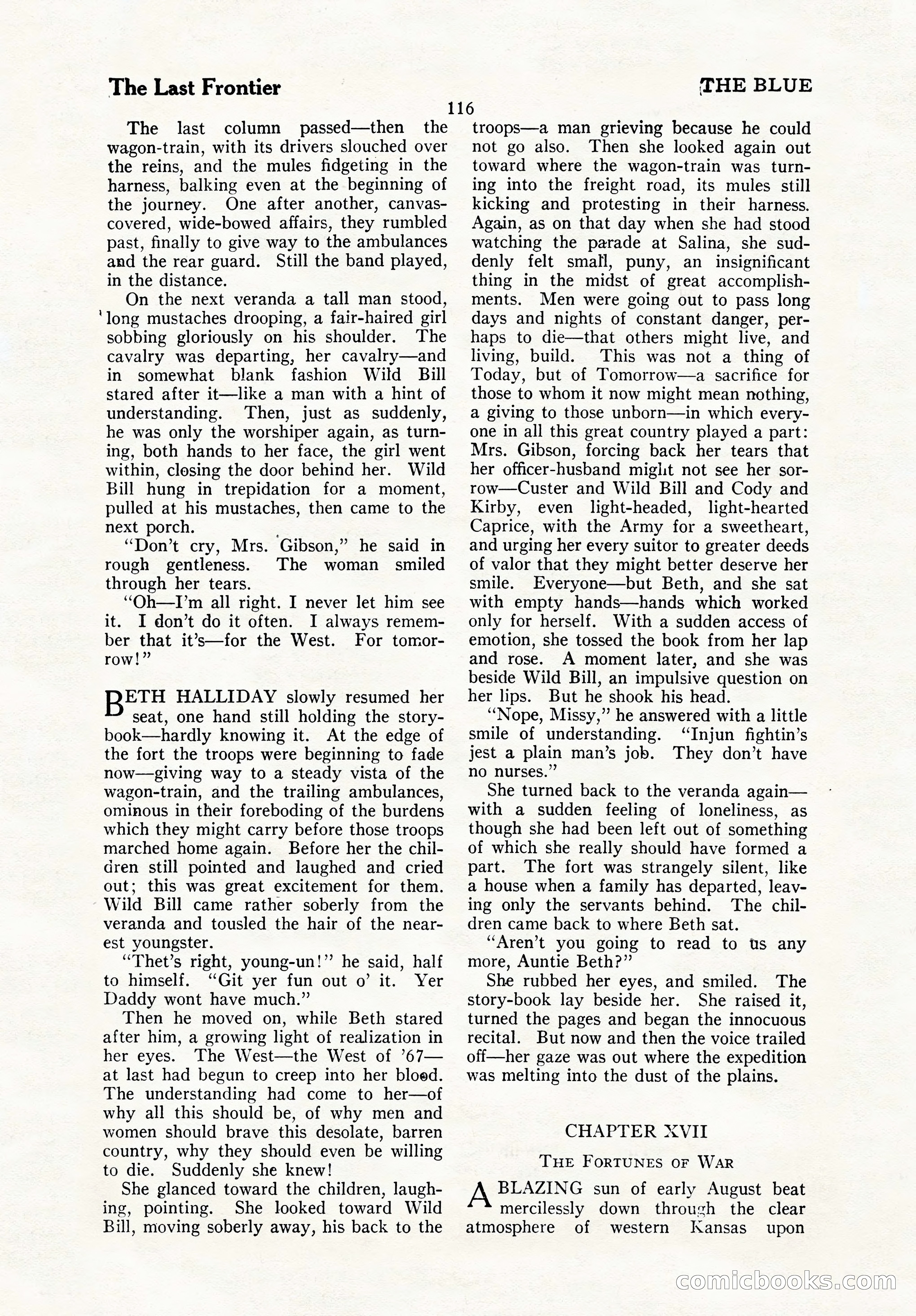 The Blue Book Magazine, October 1923 — page 122 of 212