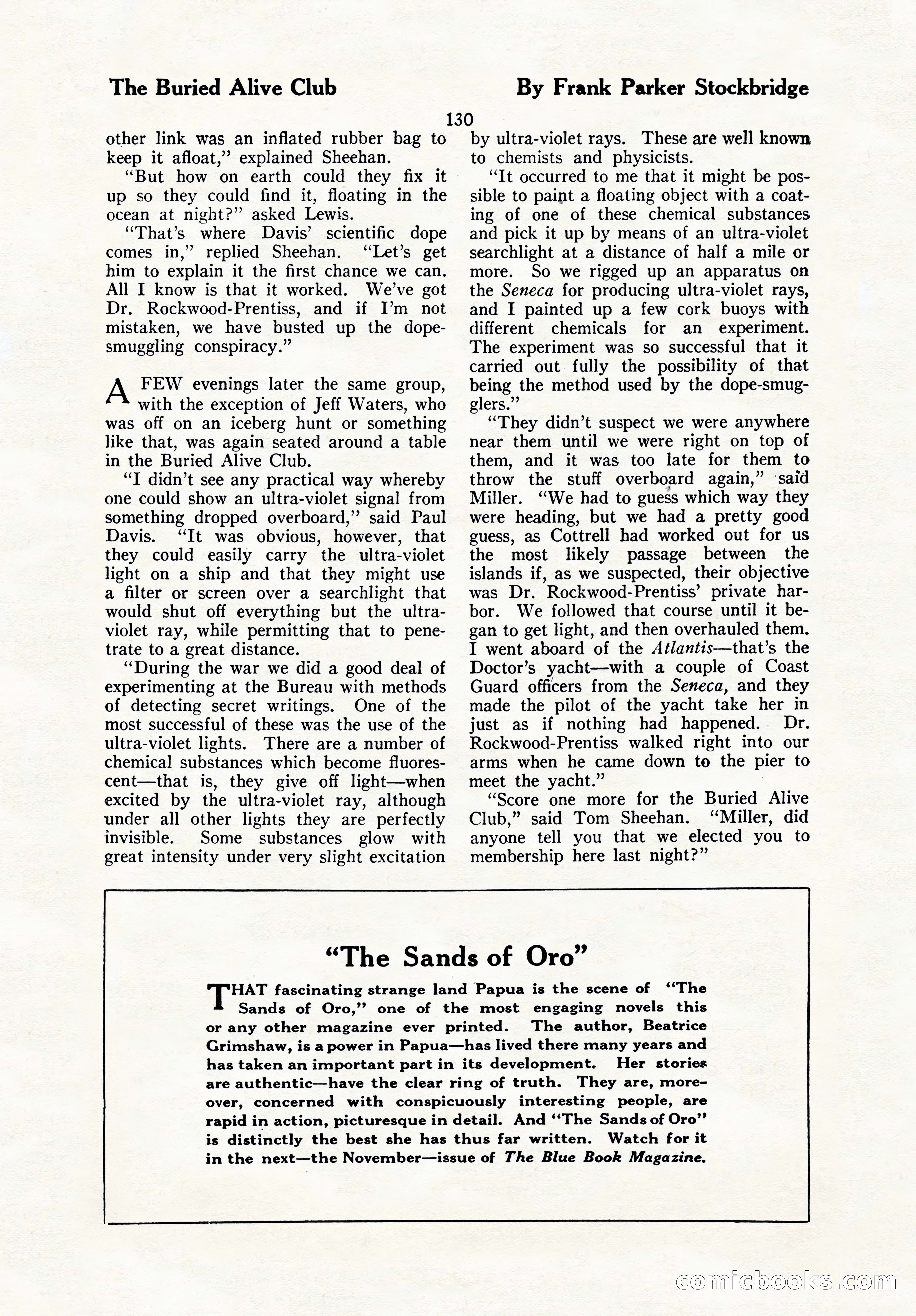 The Blue Book Magazine, October 1923 — page 136 of 212