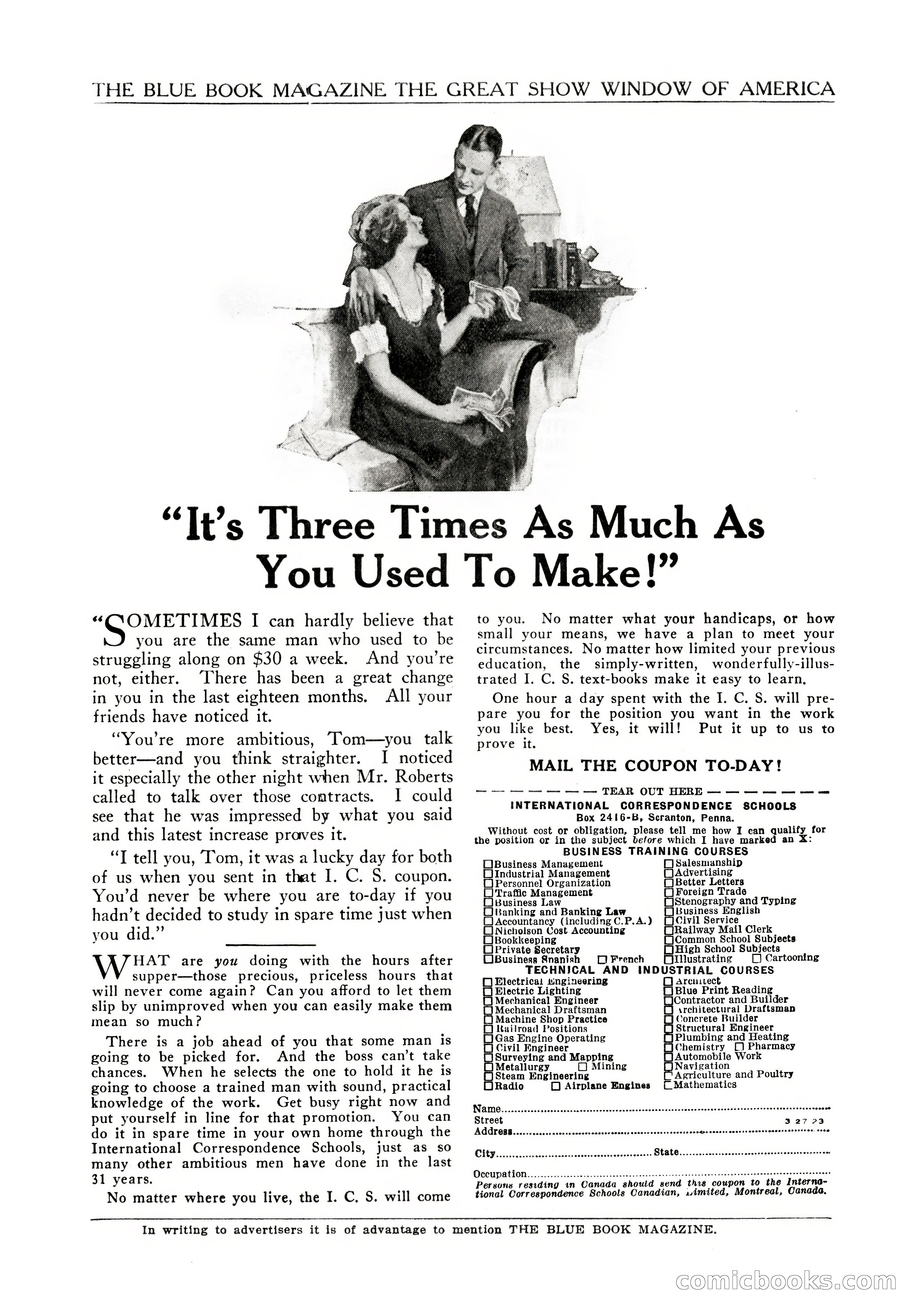 The Blue Book Magazine, October 1923 — page 199 of 212