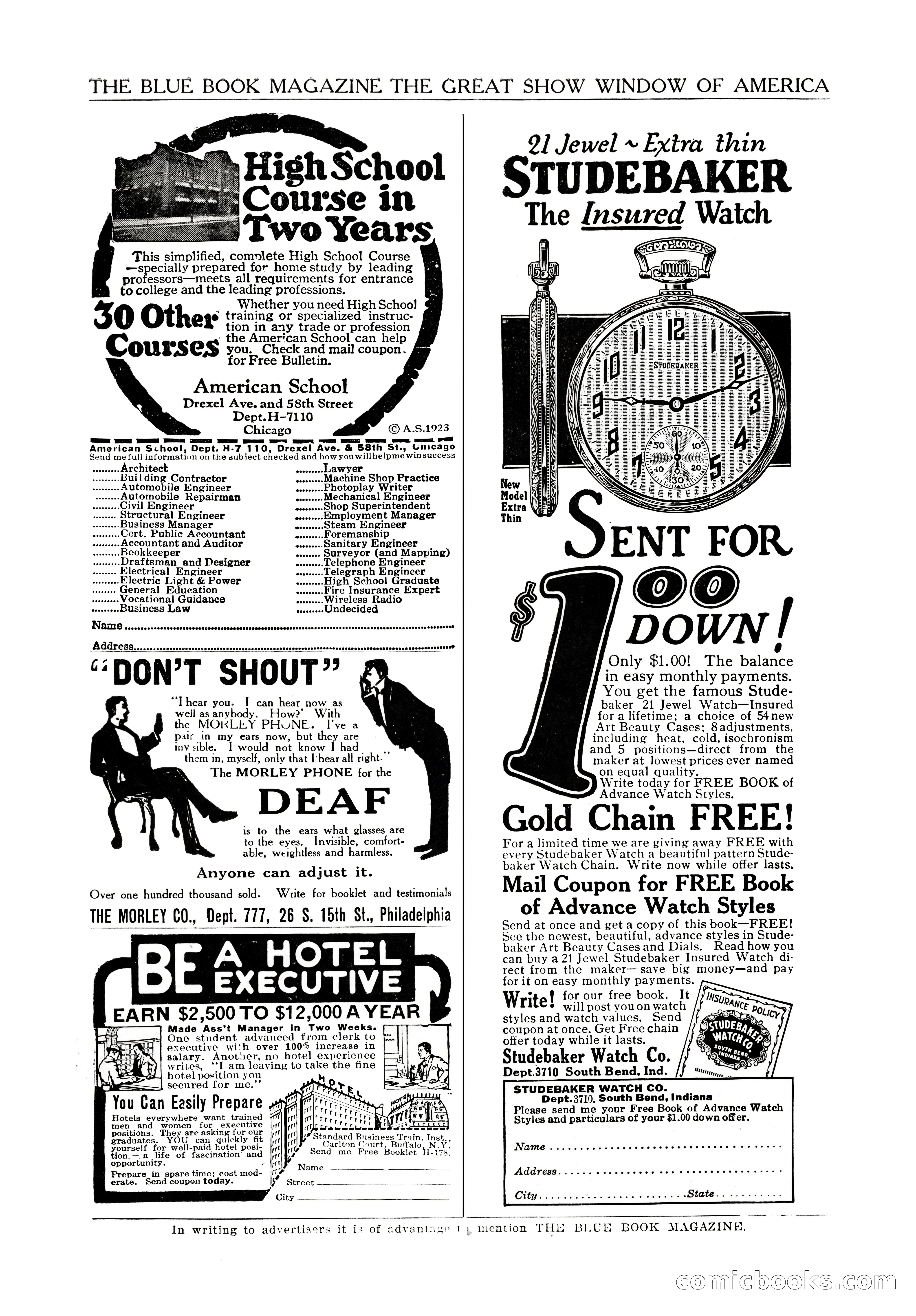 The Blue Book Magazine, October 1923 — page 205 of 212