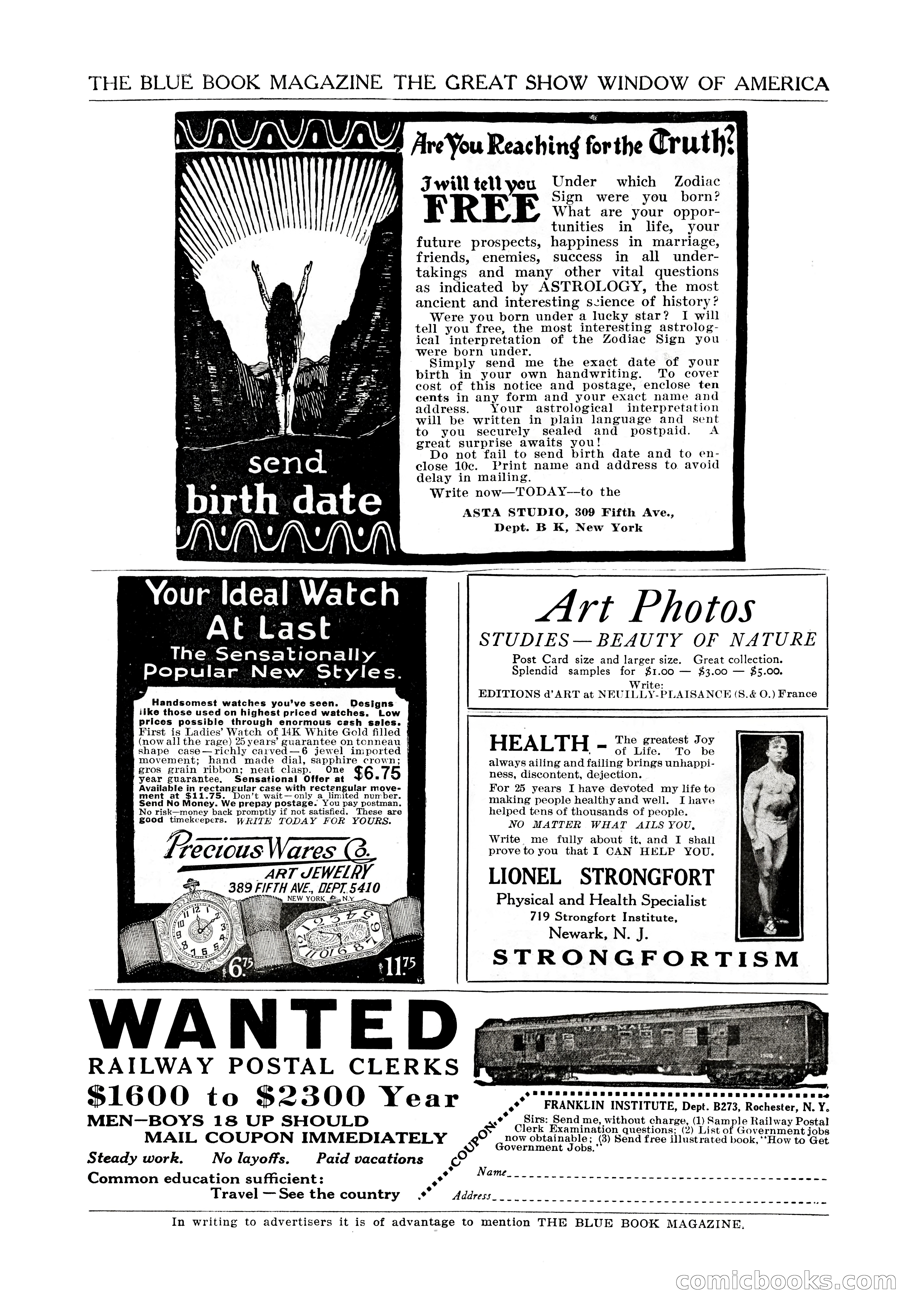 The Blue Book Magazine, October 1923 — page 206 of 212