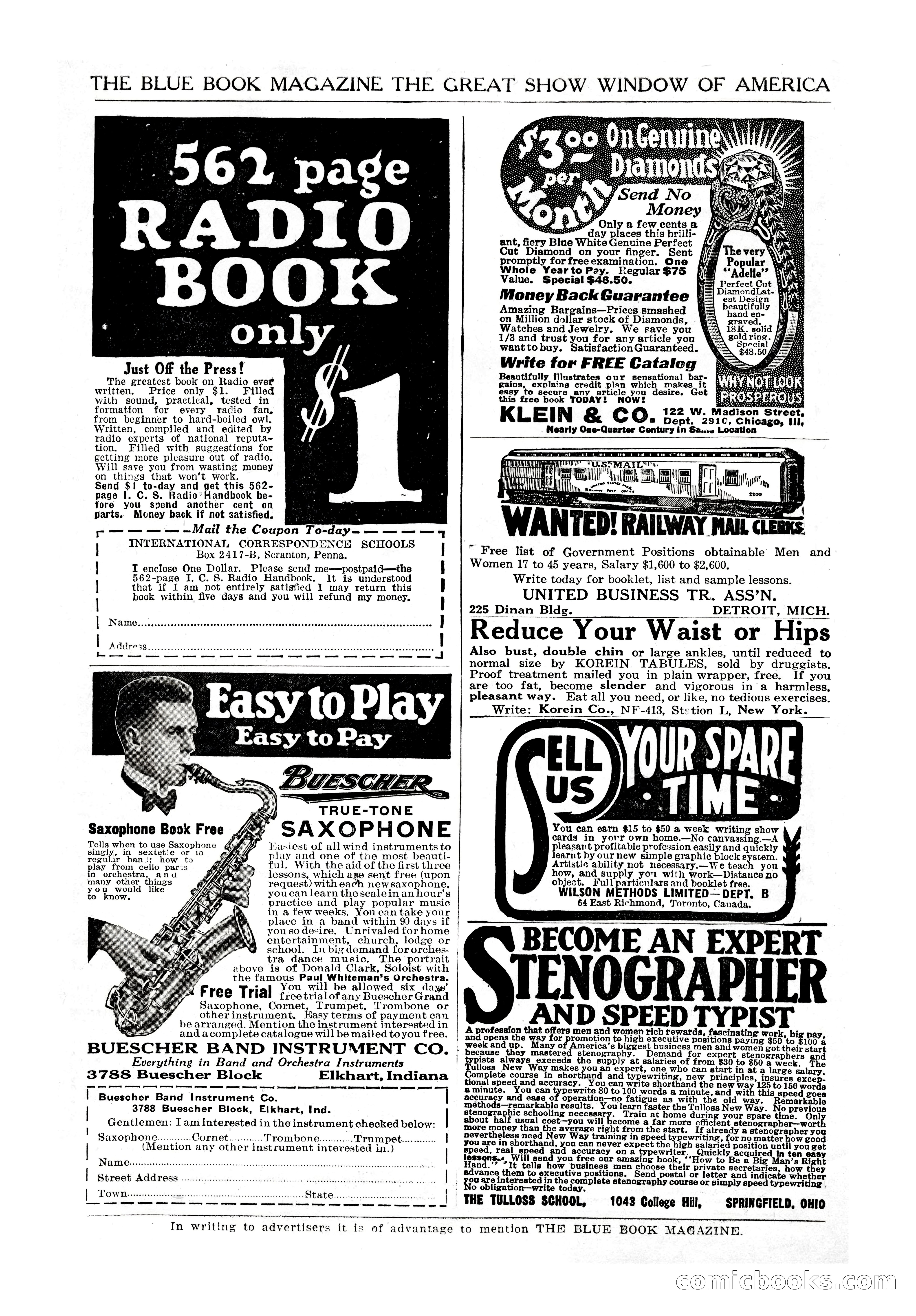 The Blue Book Magazine, October 1923 — page 208 of 212
