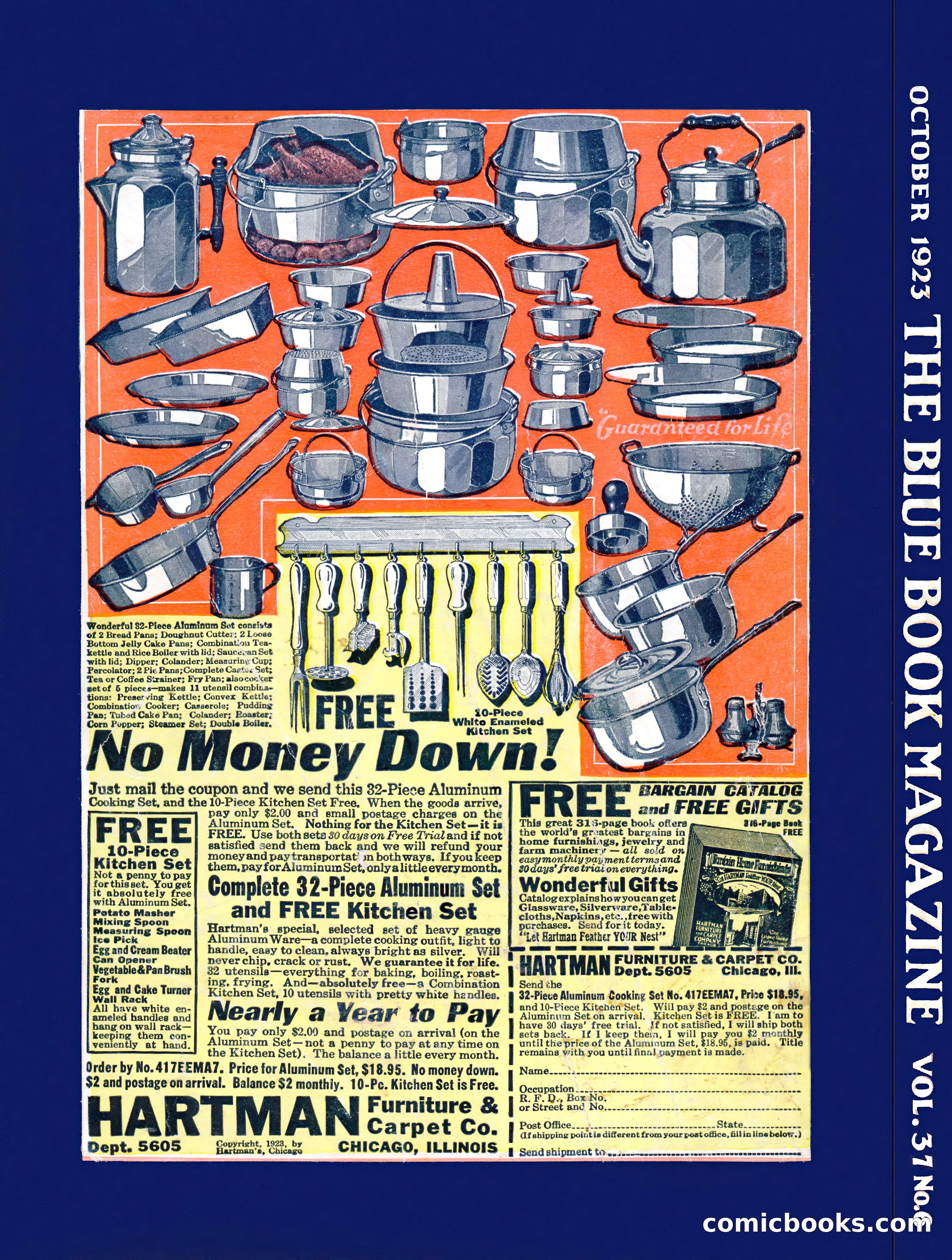 The Blue Book Magazine, October 1923 — page 212 of 212