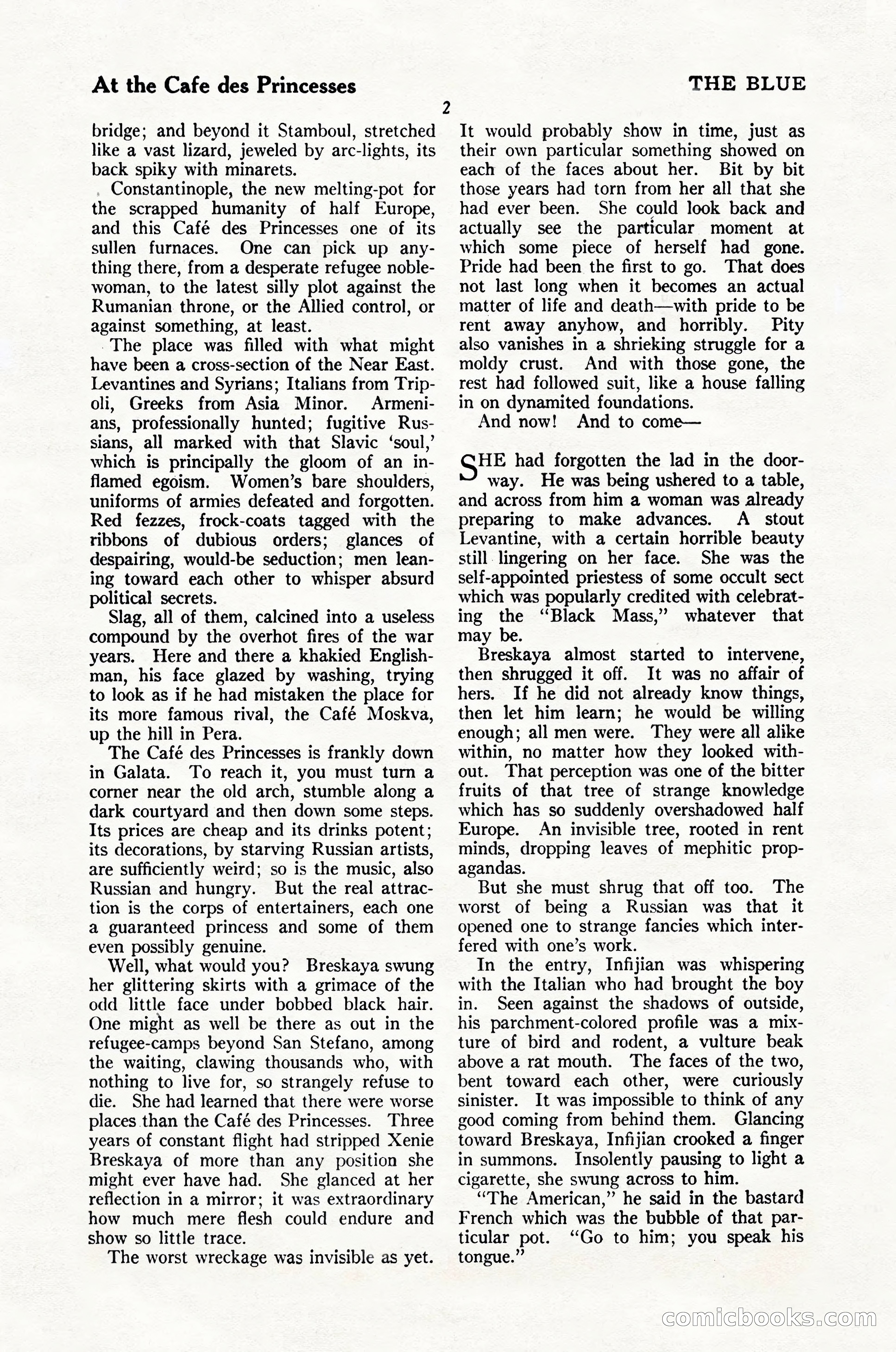 The Blue Book Magazine, February 1924 — page 8 of 216