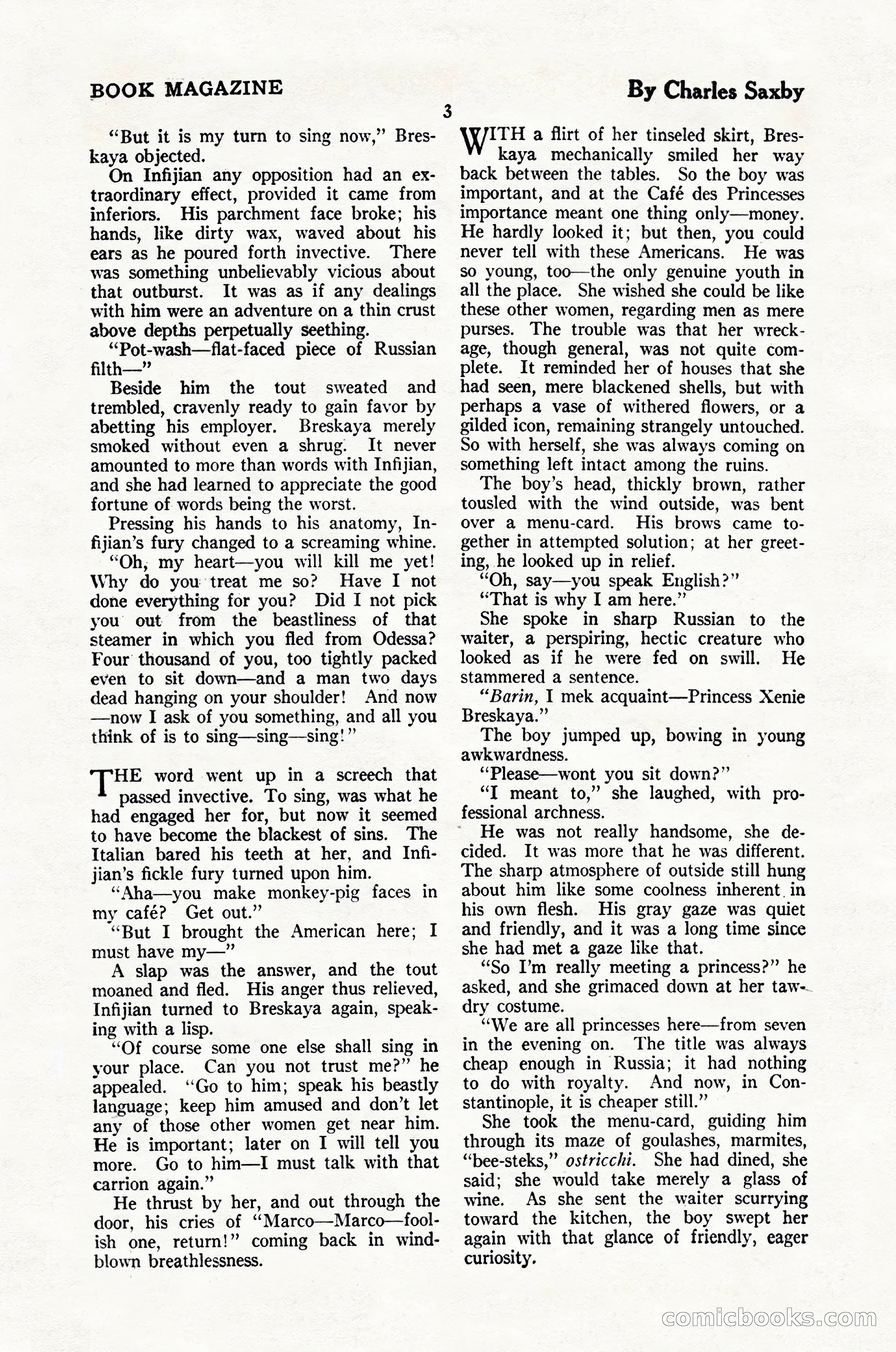 The Blue Book Magazine, February 1924 — page 9 of 216
