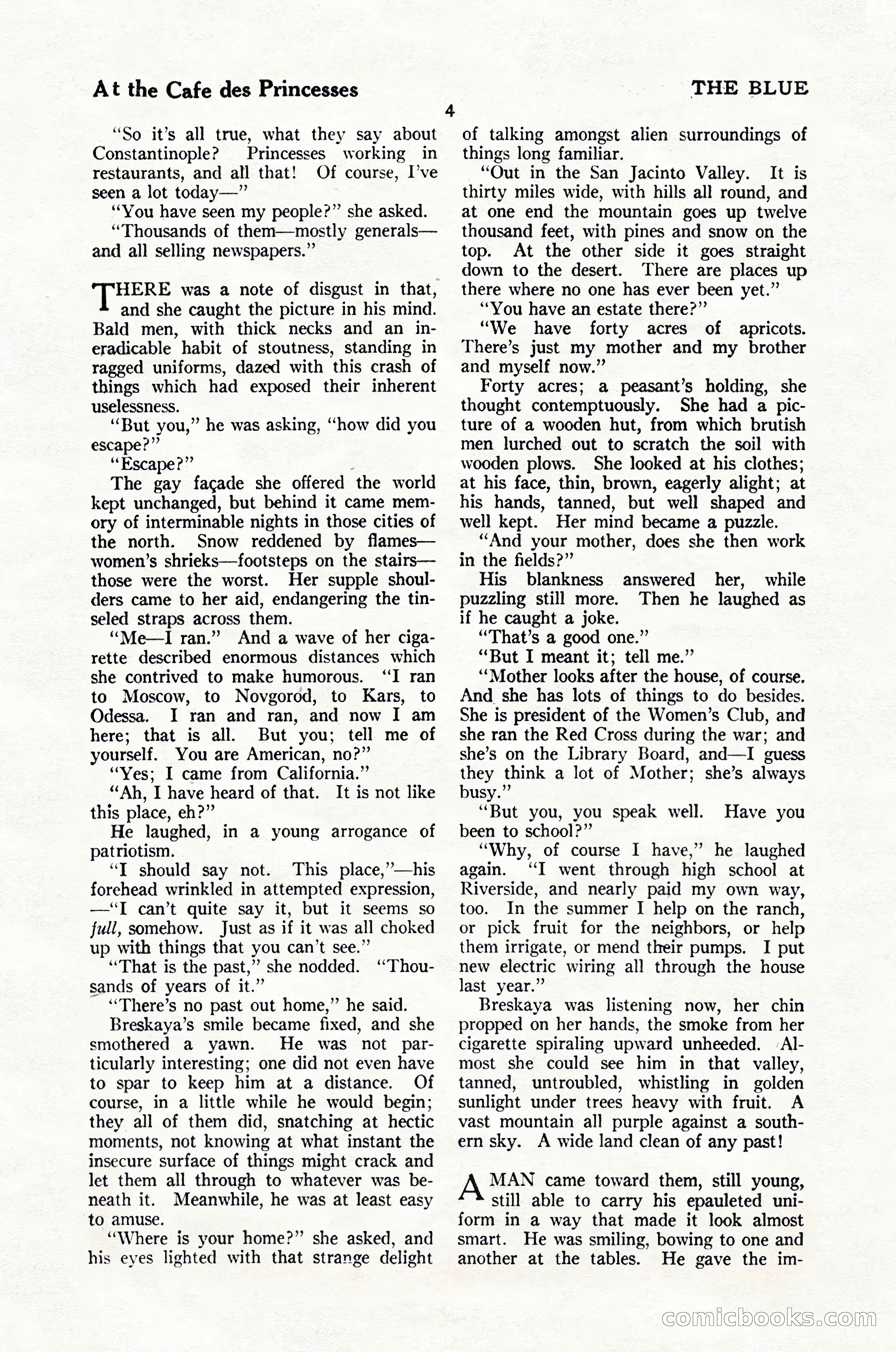 The Blue Book Magazine, February 1924 — page 10 of 216