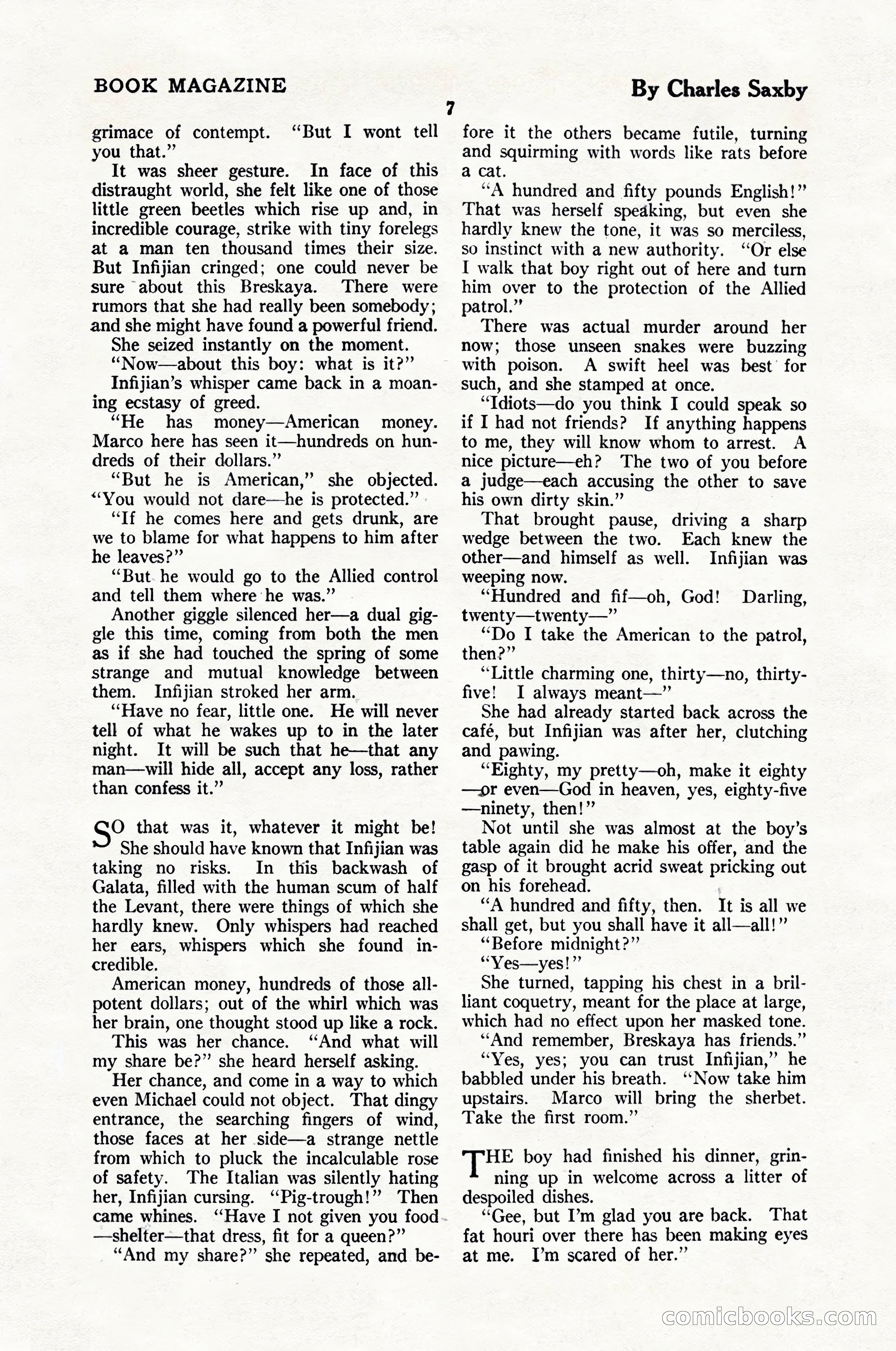 The Blue Book Magazine, February 1924 — page 13 of 216