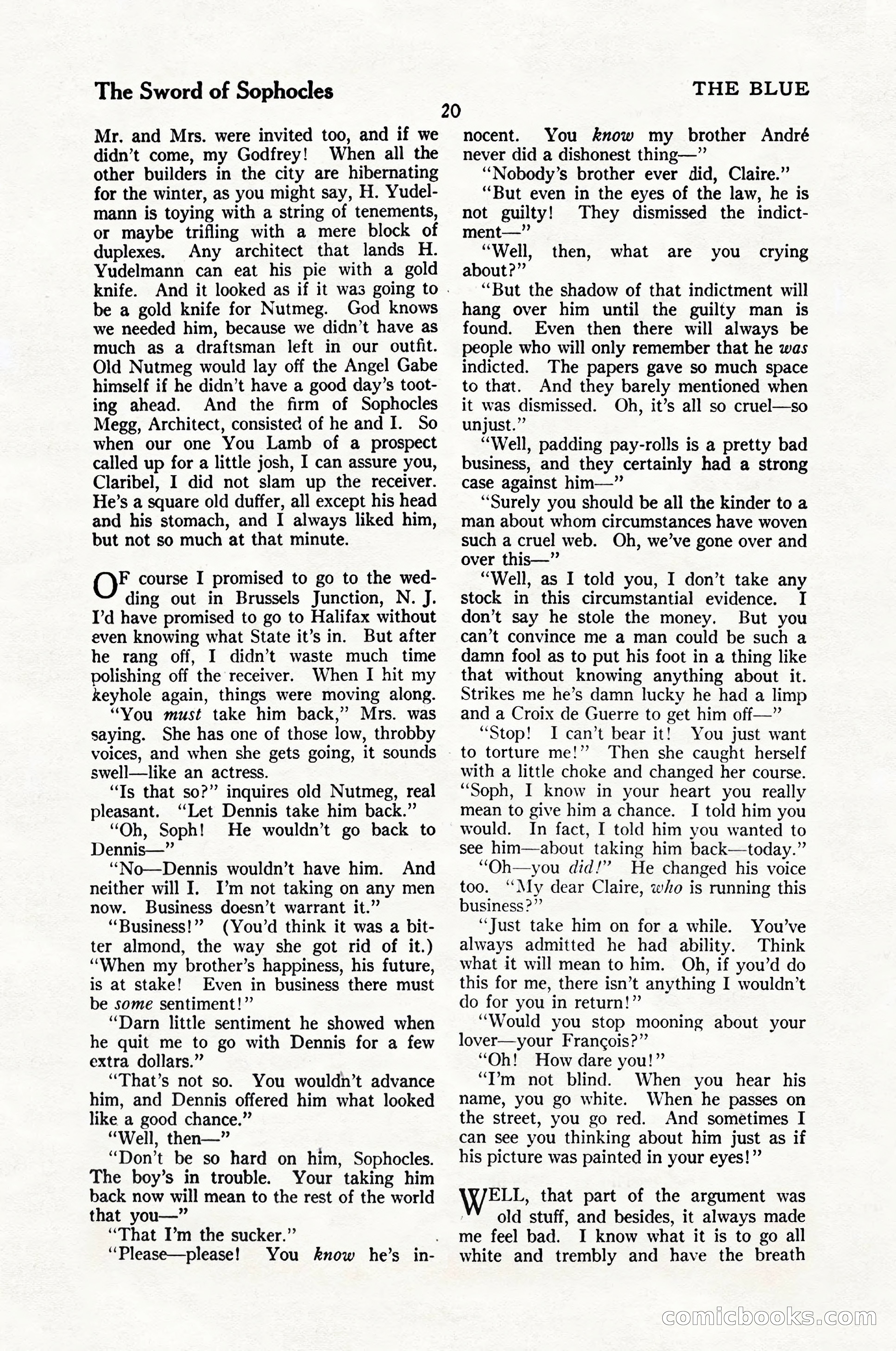 The Blue Book Magazine, February 1924 — page 26 of 216