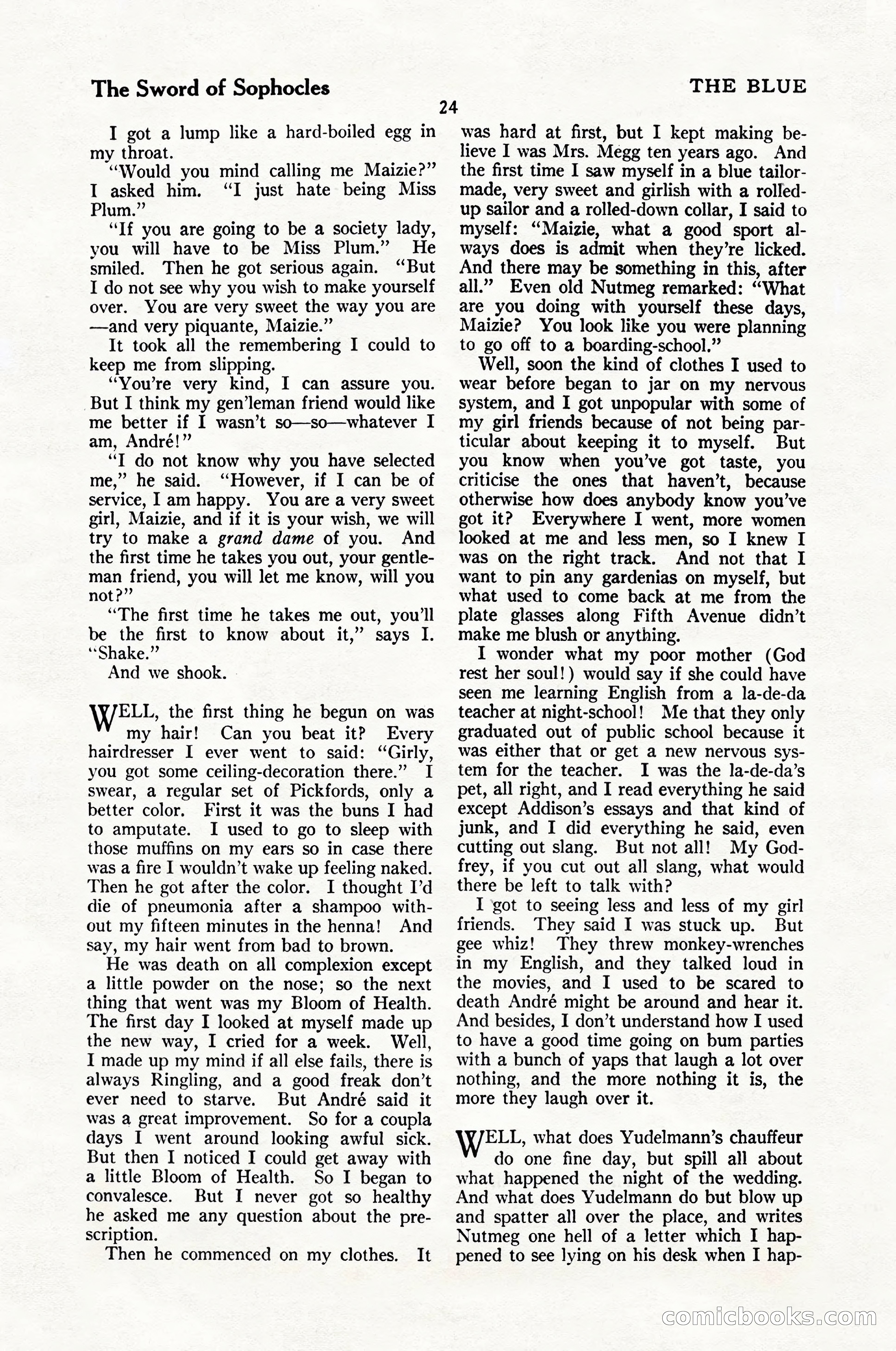 The Blue Book Magazine, February 1924 — page 30 of 216