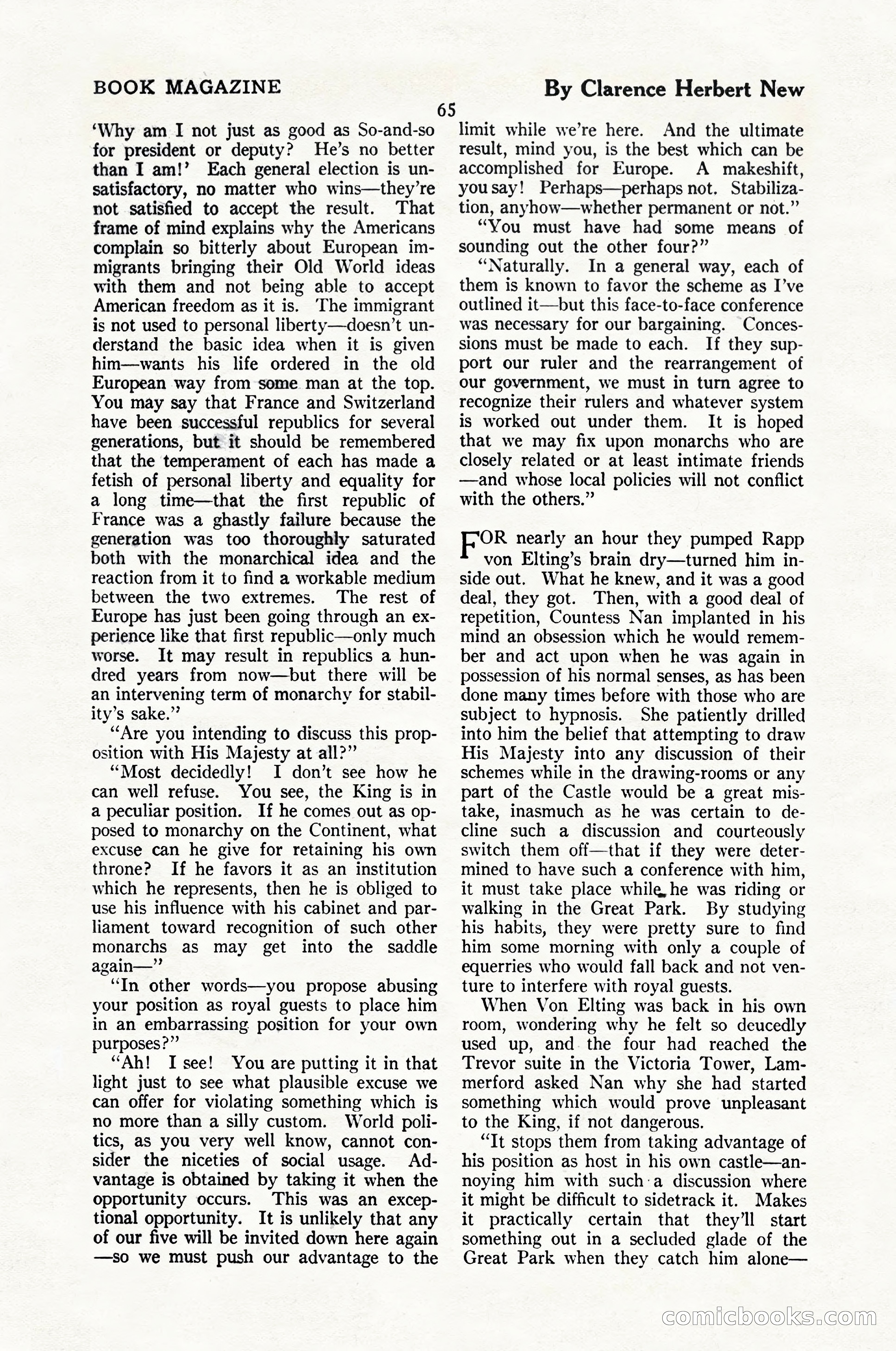 The Blue Book Magazine, February 1924 — page 71 of 216