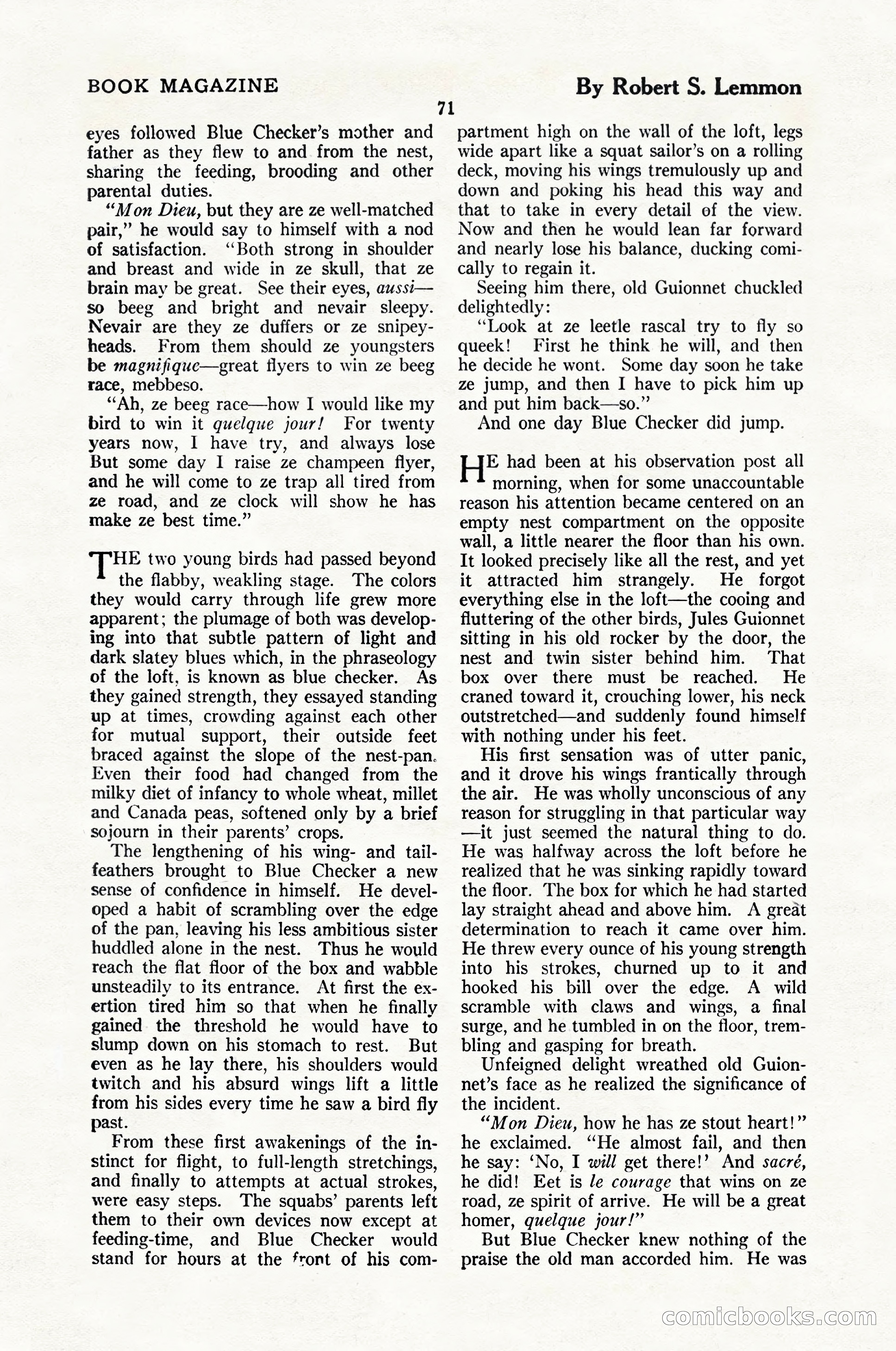 The Blue Book Magazine, February 1924 — page 77 of 216