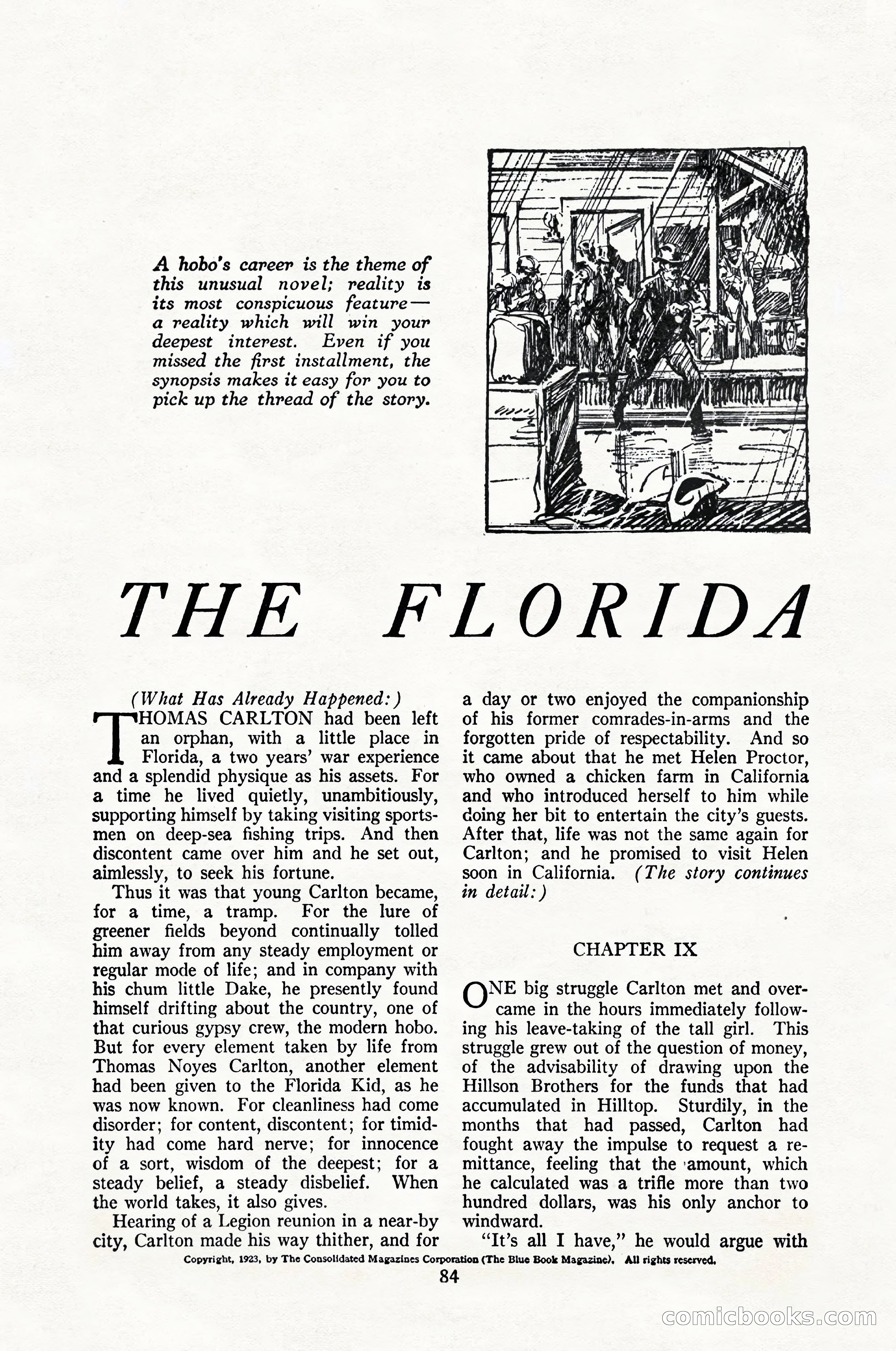 The Blue Book Magazine, February 1924 — page 90 of 216