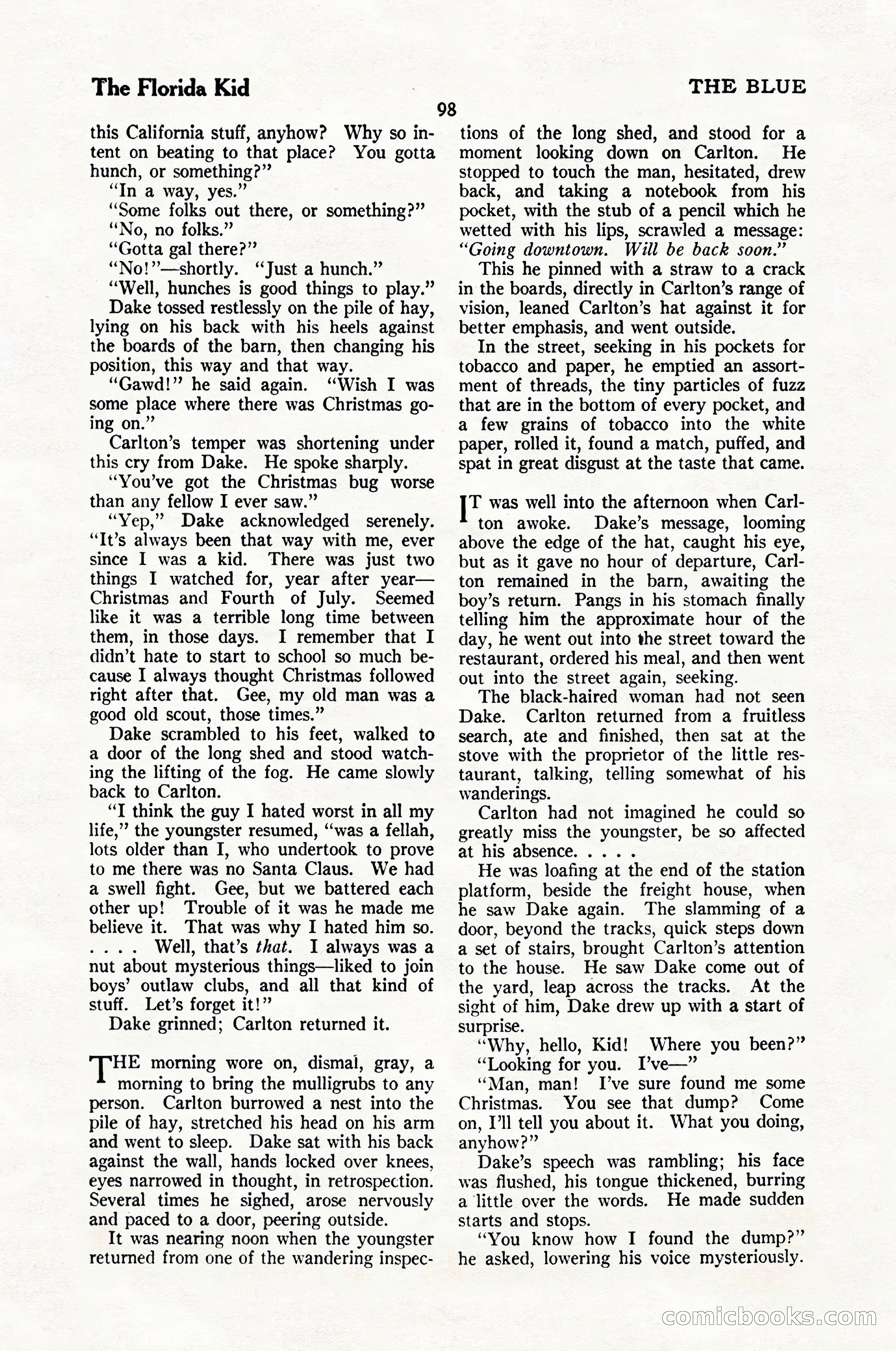 The Blue Book Magazine, February 1924 — page 104 of 216