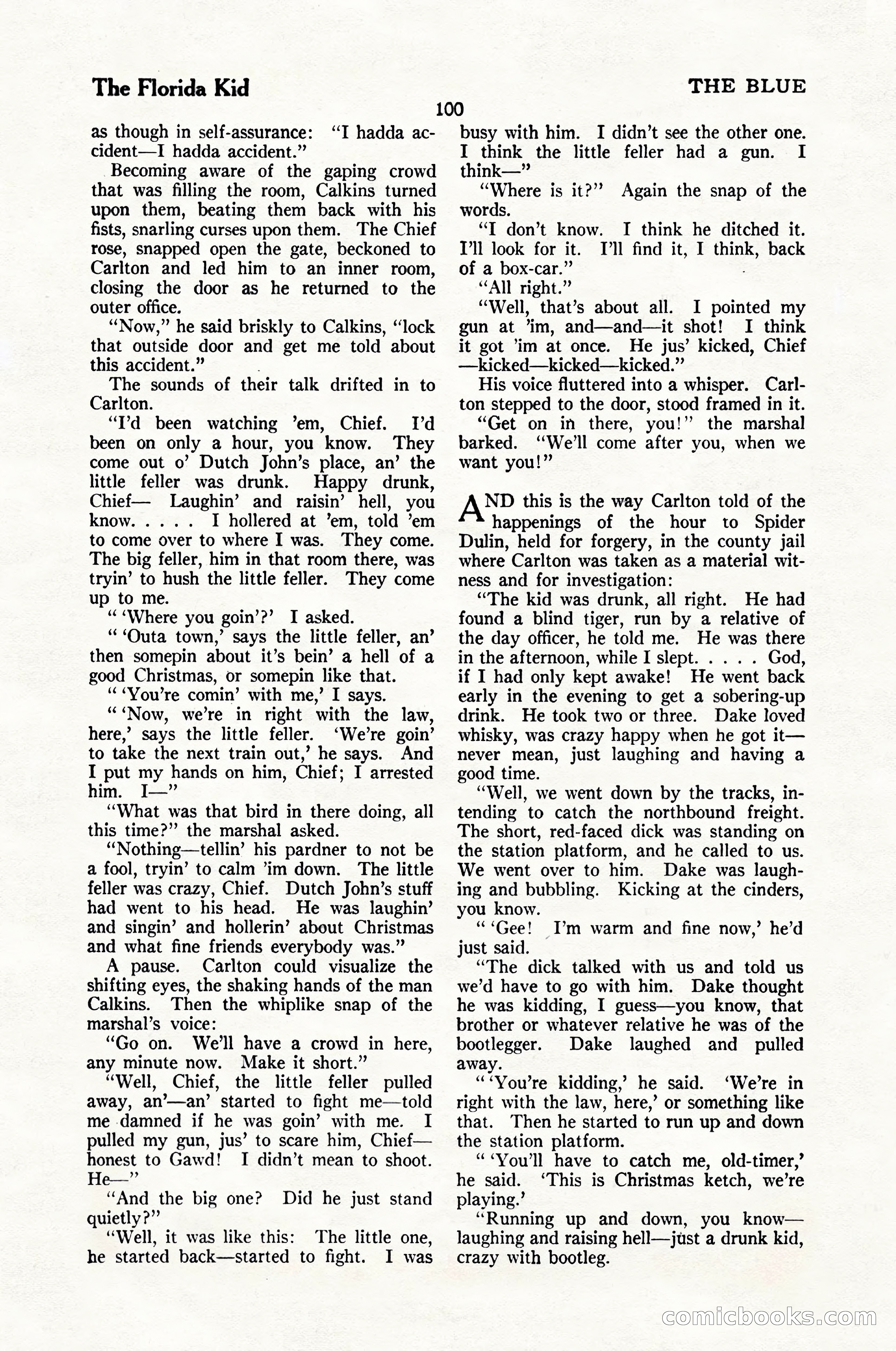 The Blue Book Magazine, February 1924 — page 106 of 216