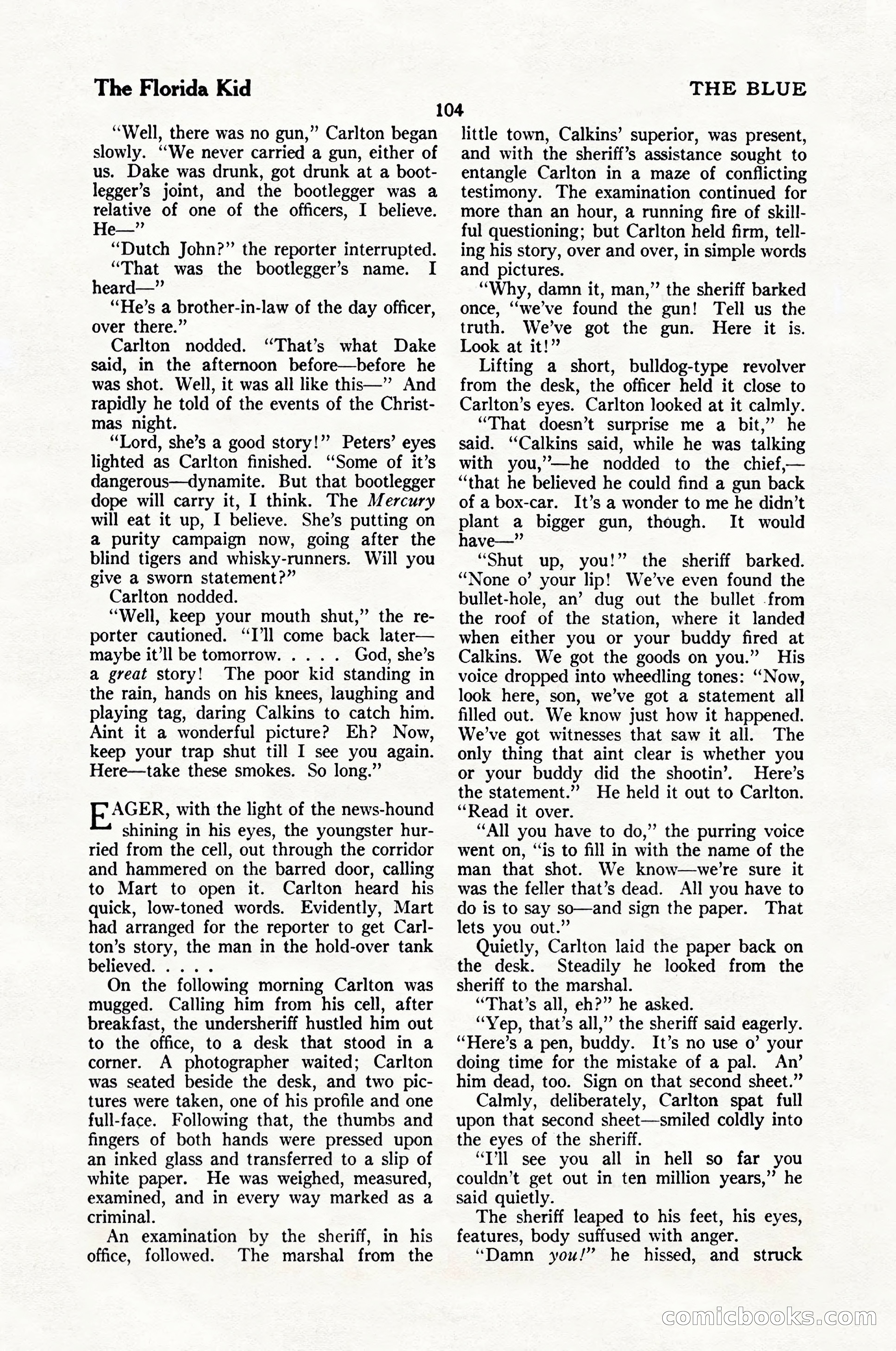 The Blue Book Magazine, February 1924 — page 110 of 216