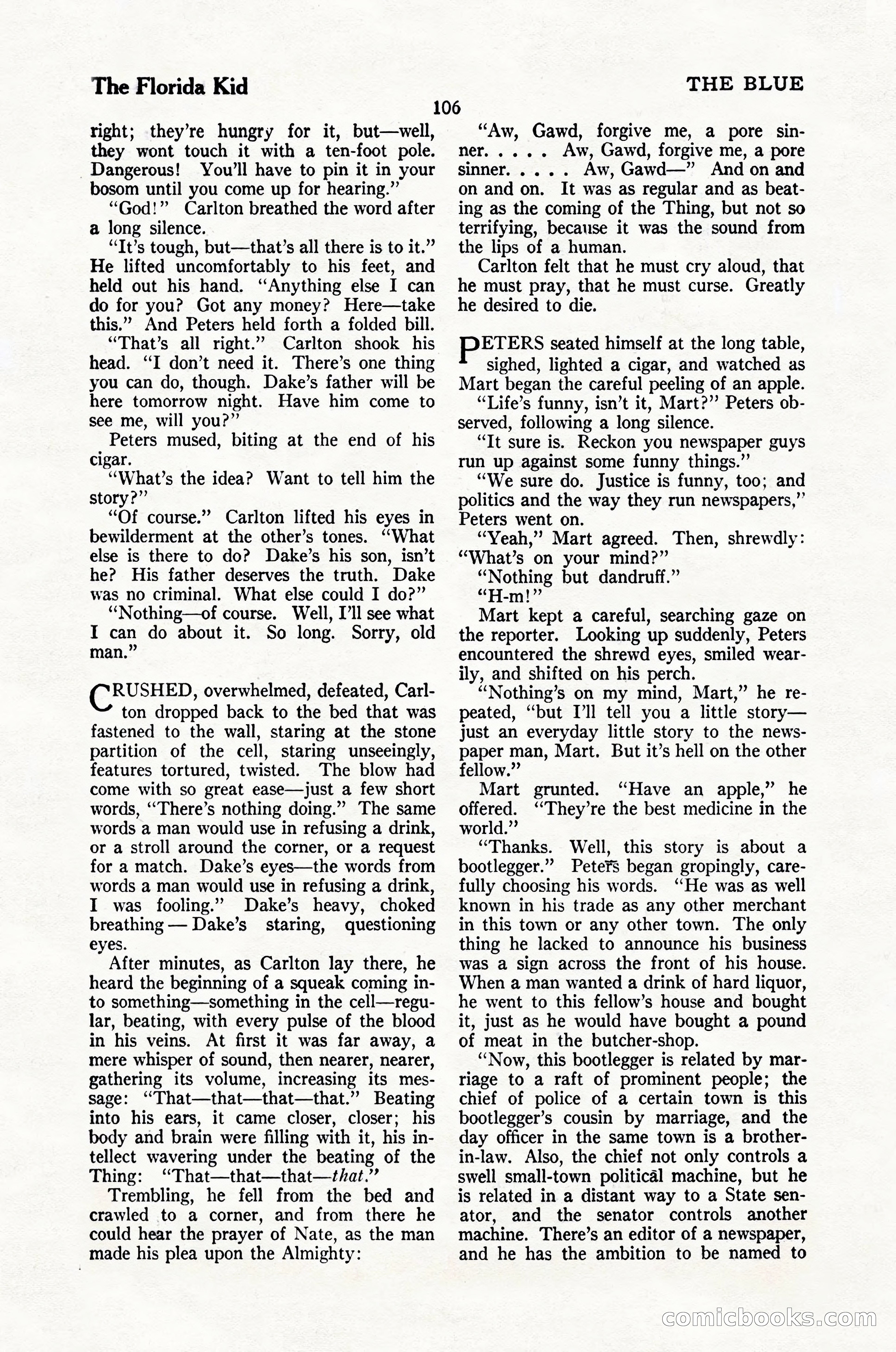 The Blue Book Magazine, February 1924 — page 112 of 216