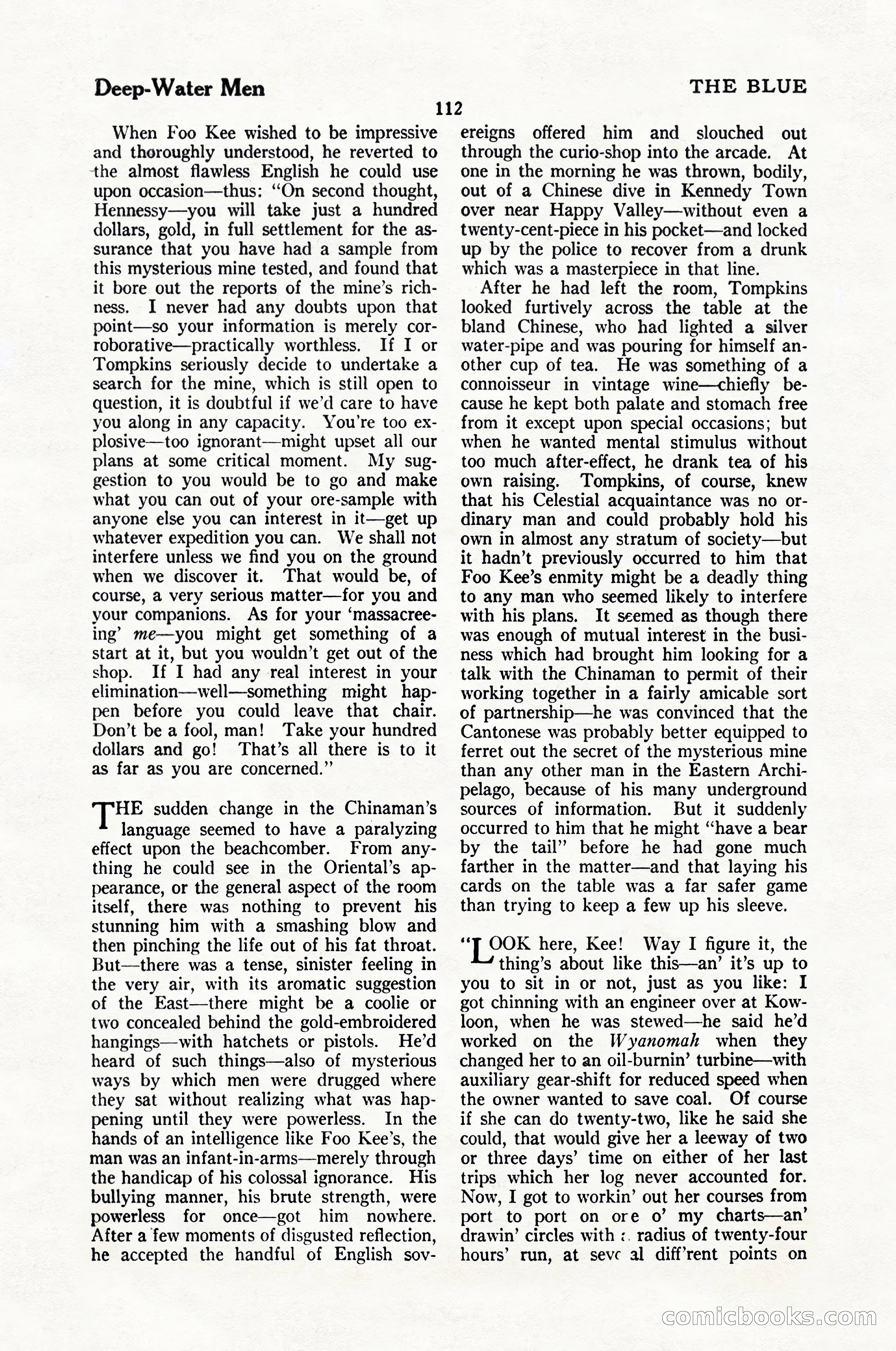 The Blue Book Magazine, February 1924 — page 118 of 216