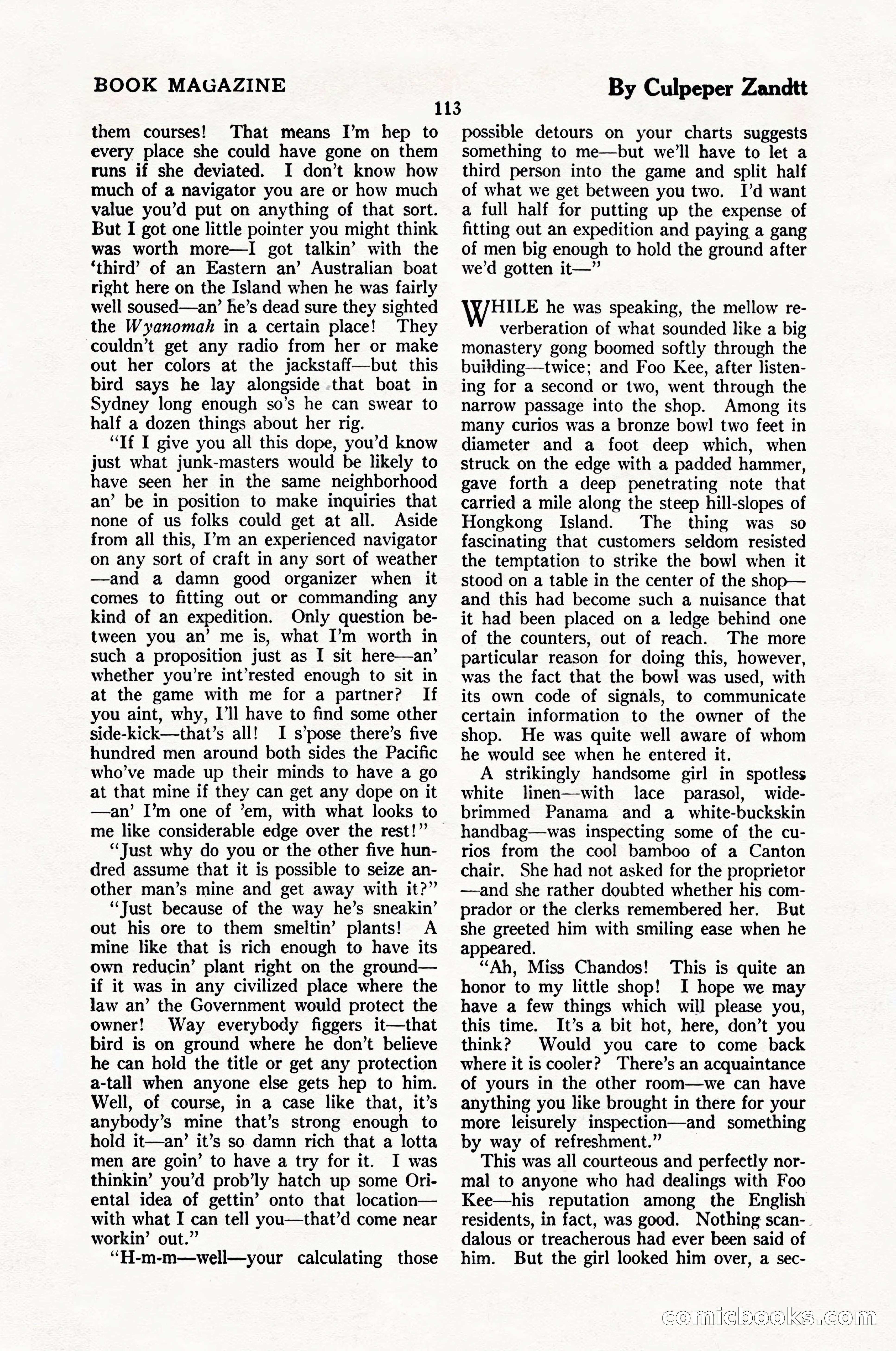 The Blue Book Magazine, February 1924 — page 119 of 216