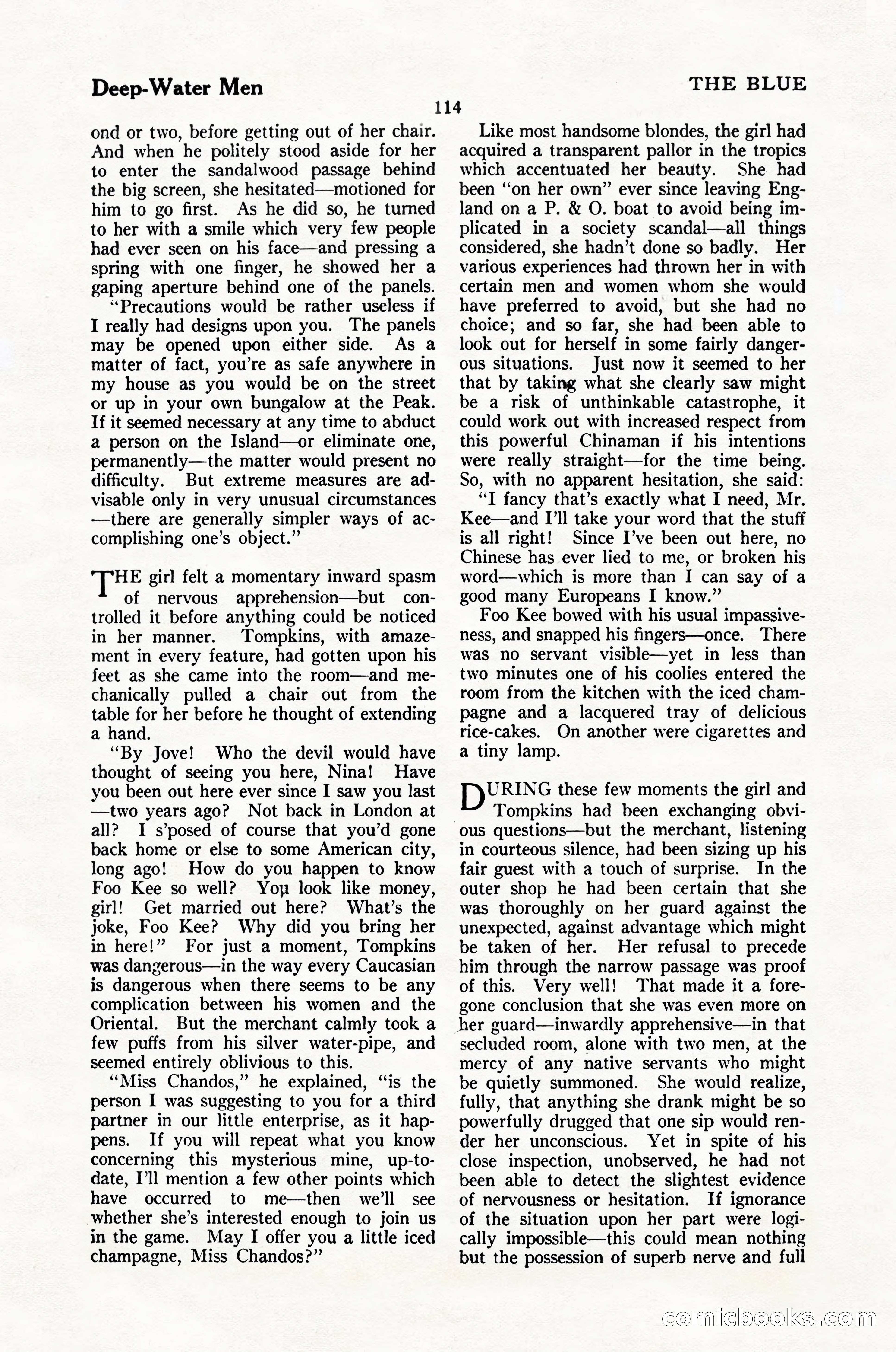 The Blue Book Magazine, February 1924 — page 120 of 216