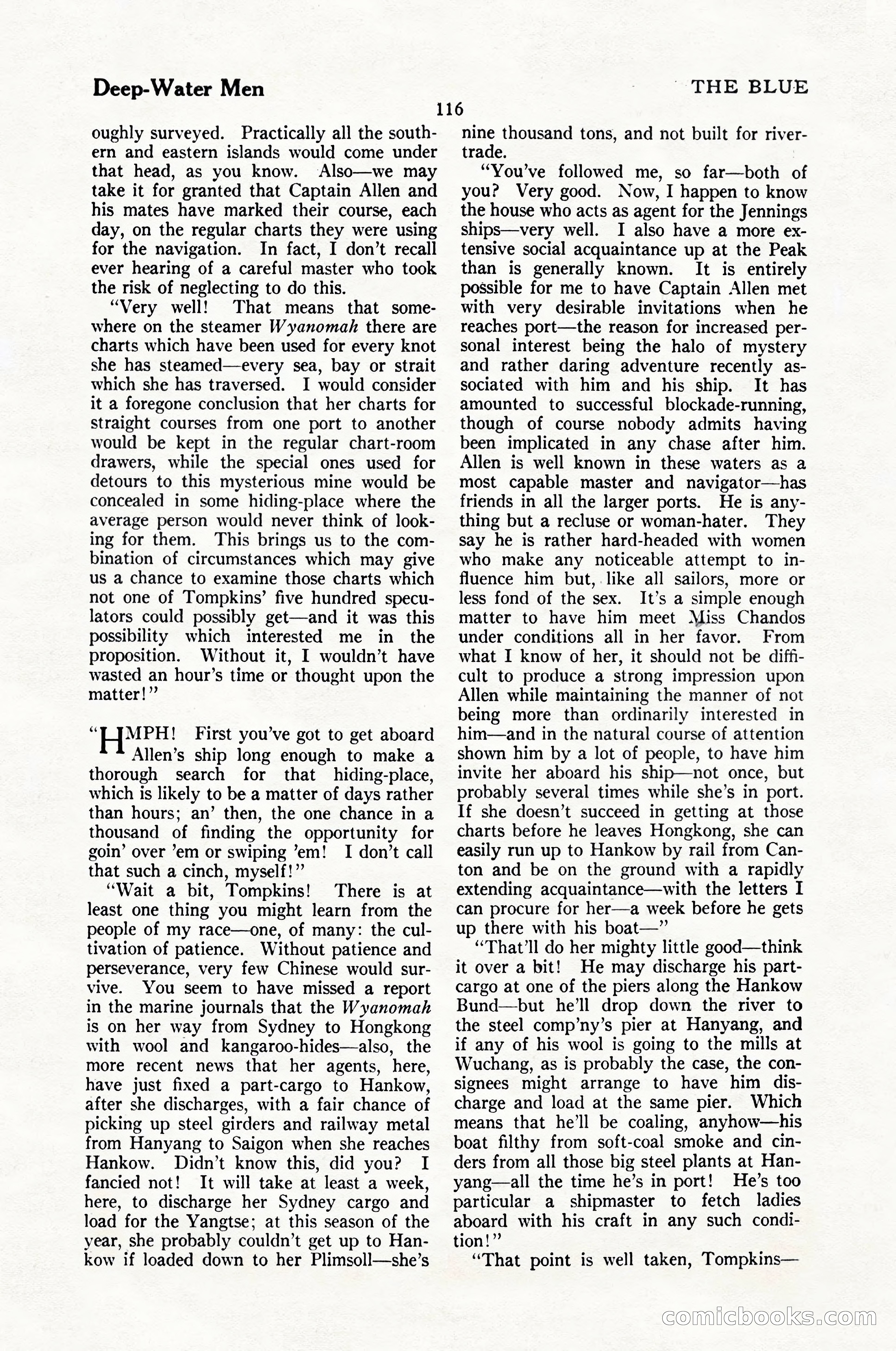 The Blue Book Magazine, February 1924 — page 122 of 216