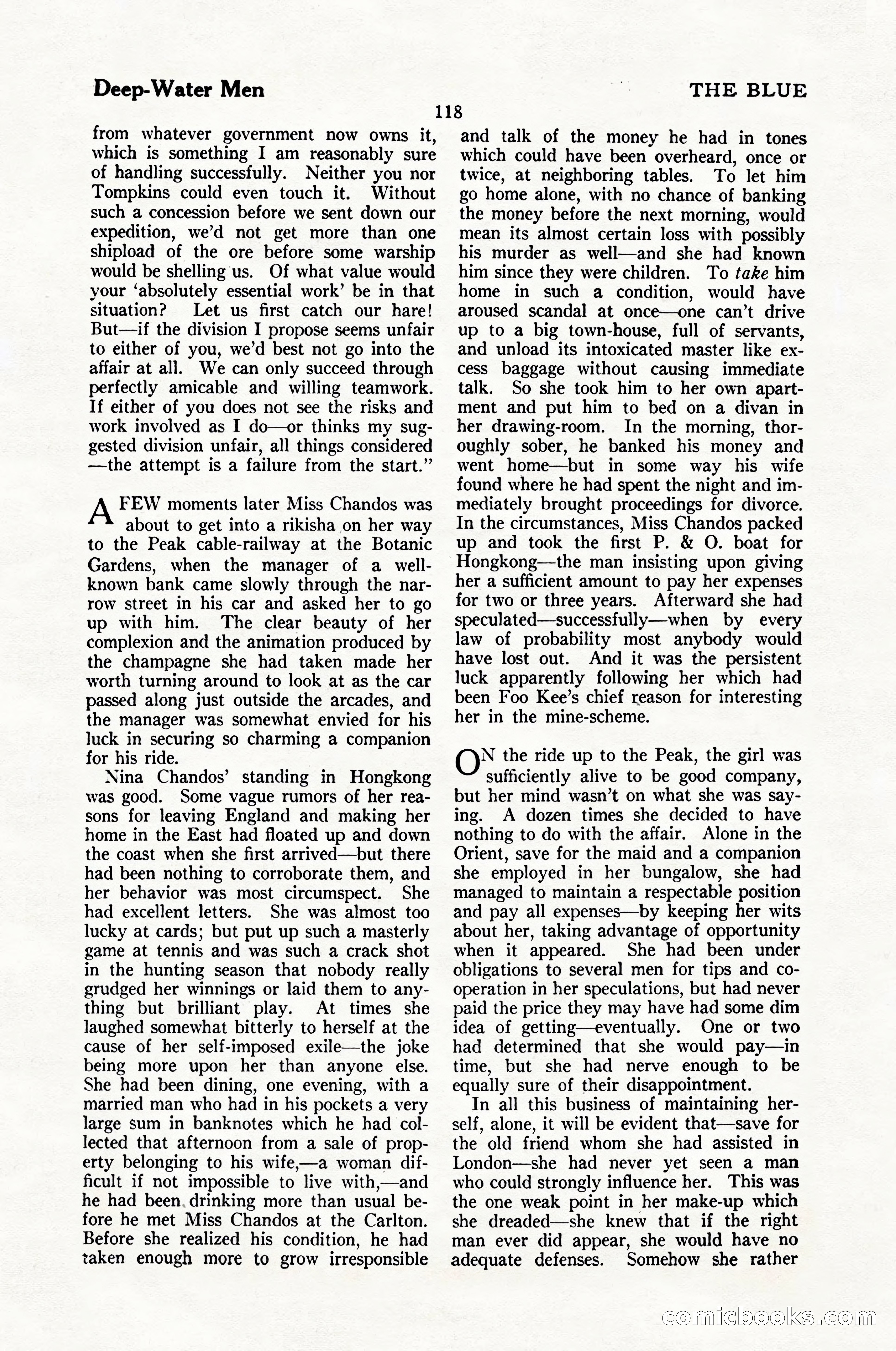 The Blue Book Magazine, February 1924 — page 124 of 216