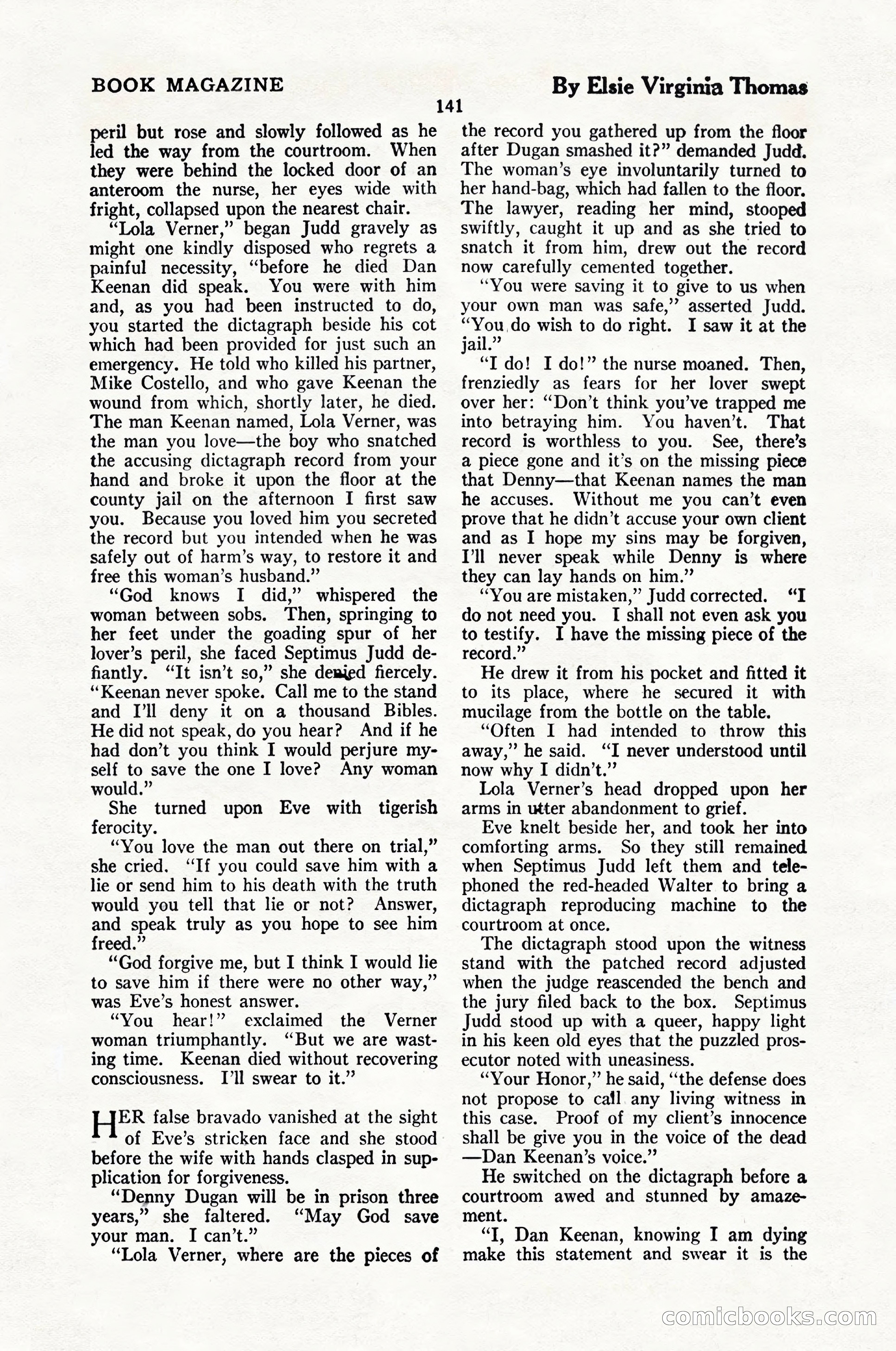 The Blue Book Magazine, February 1924 — page 147 of 216